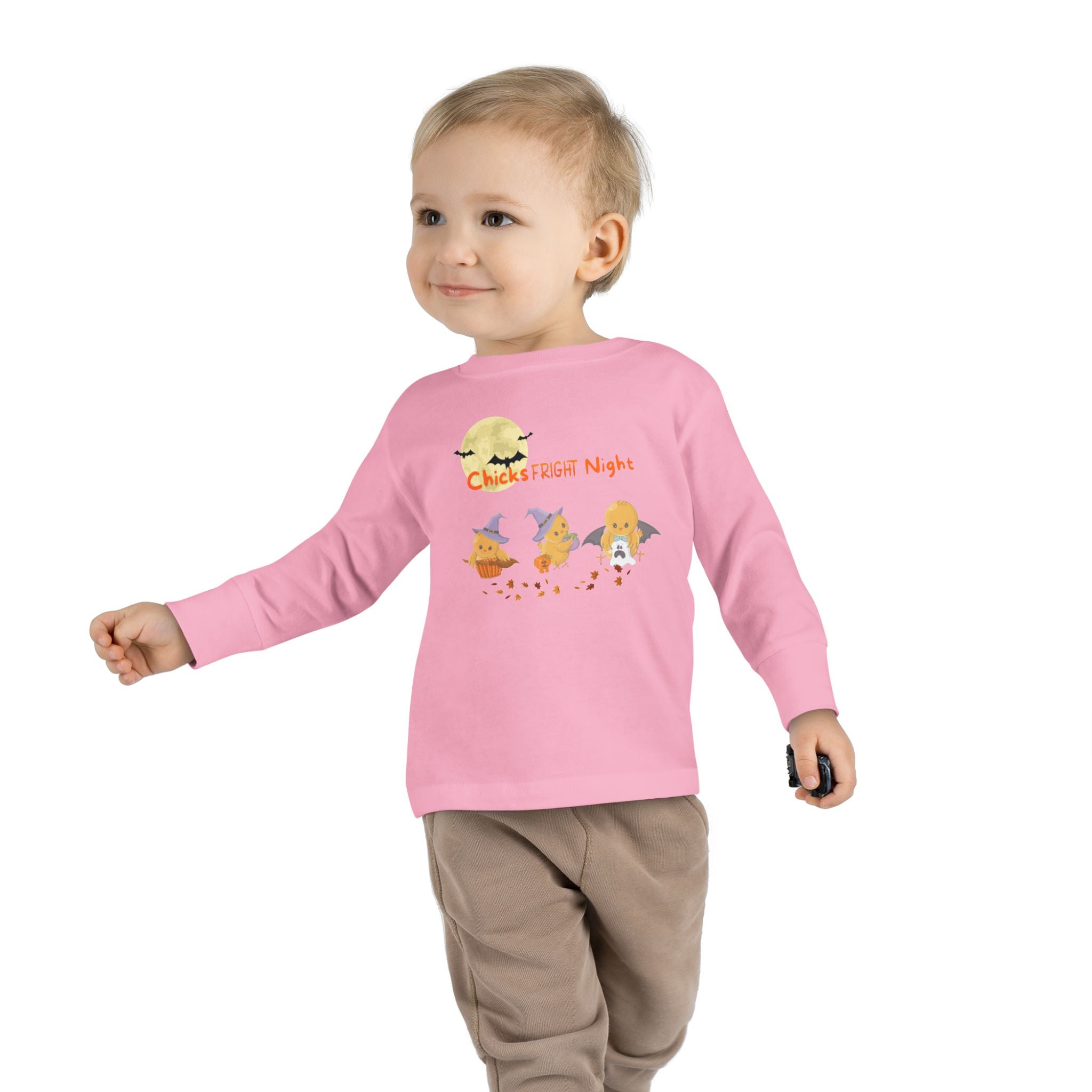 Chicks Fright Night Toddler Long Sleeve Tee