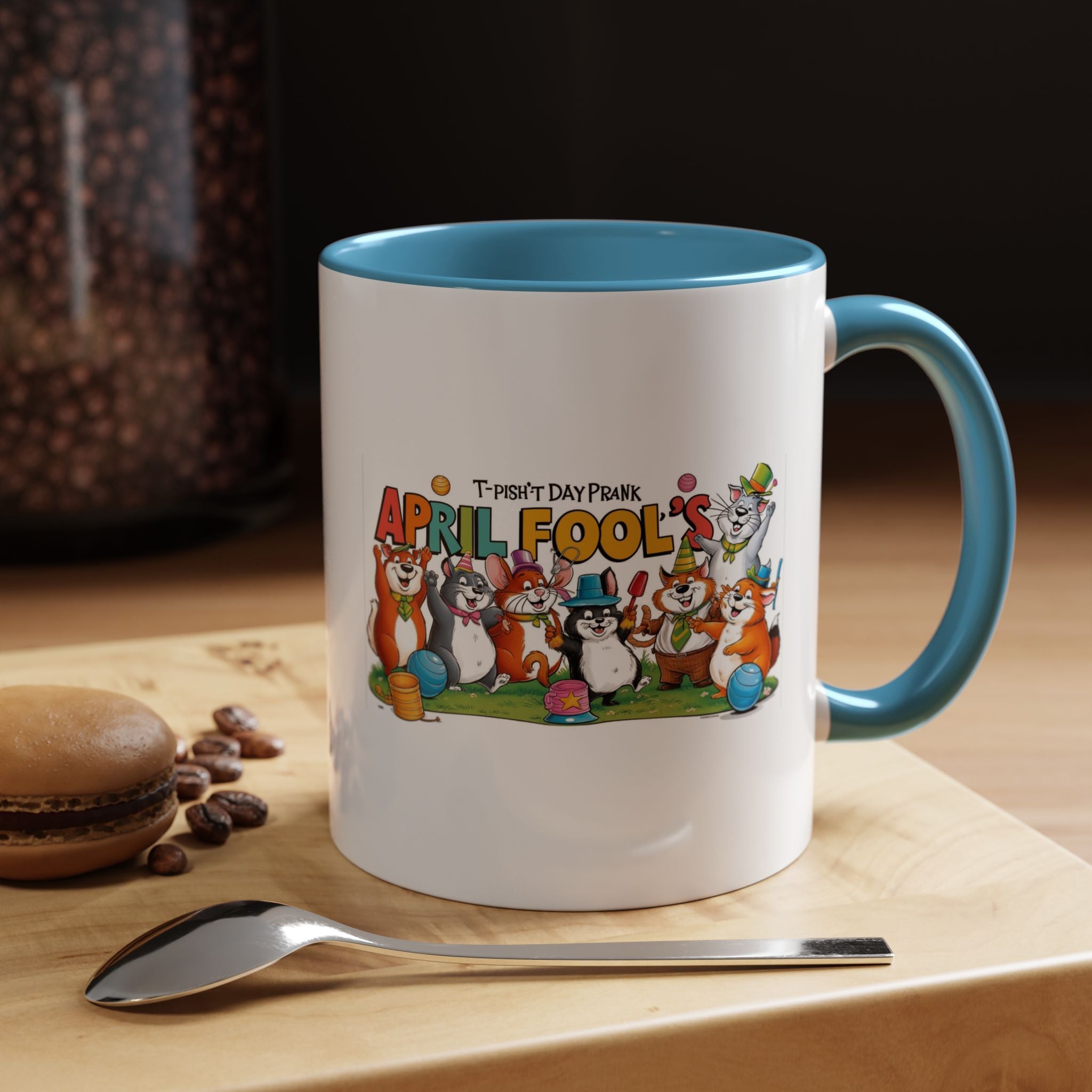 T-Pish'-T Day Prank Accent Coffee Mug