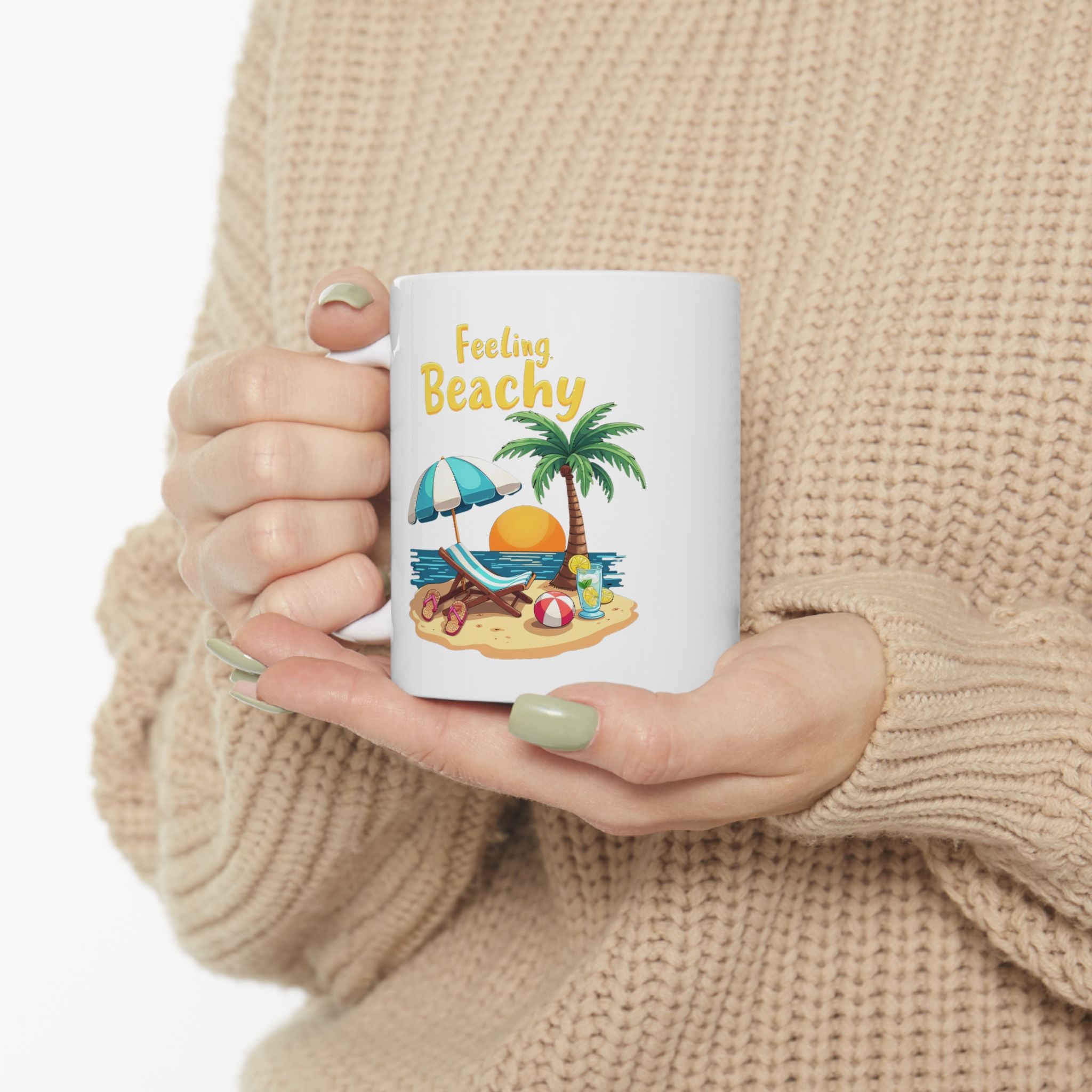 Feeling Beachy Ceramic Mug