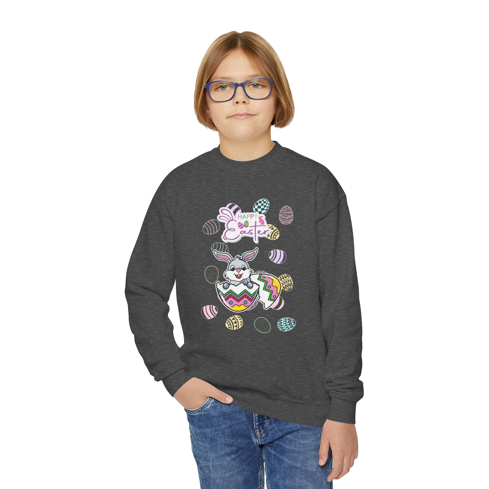 Easter Greetings Youth Crewneck Sweatshirt