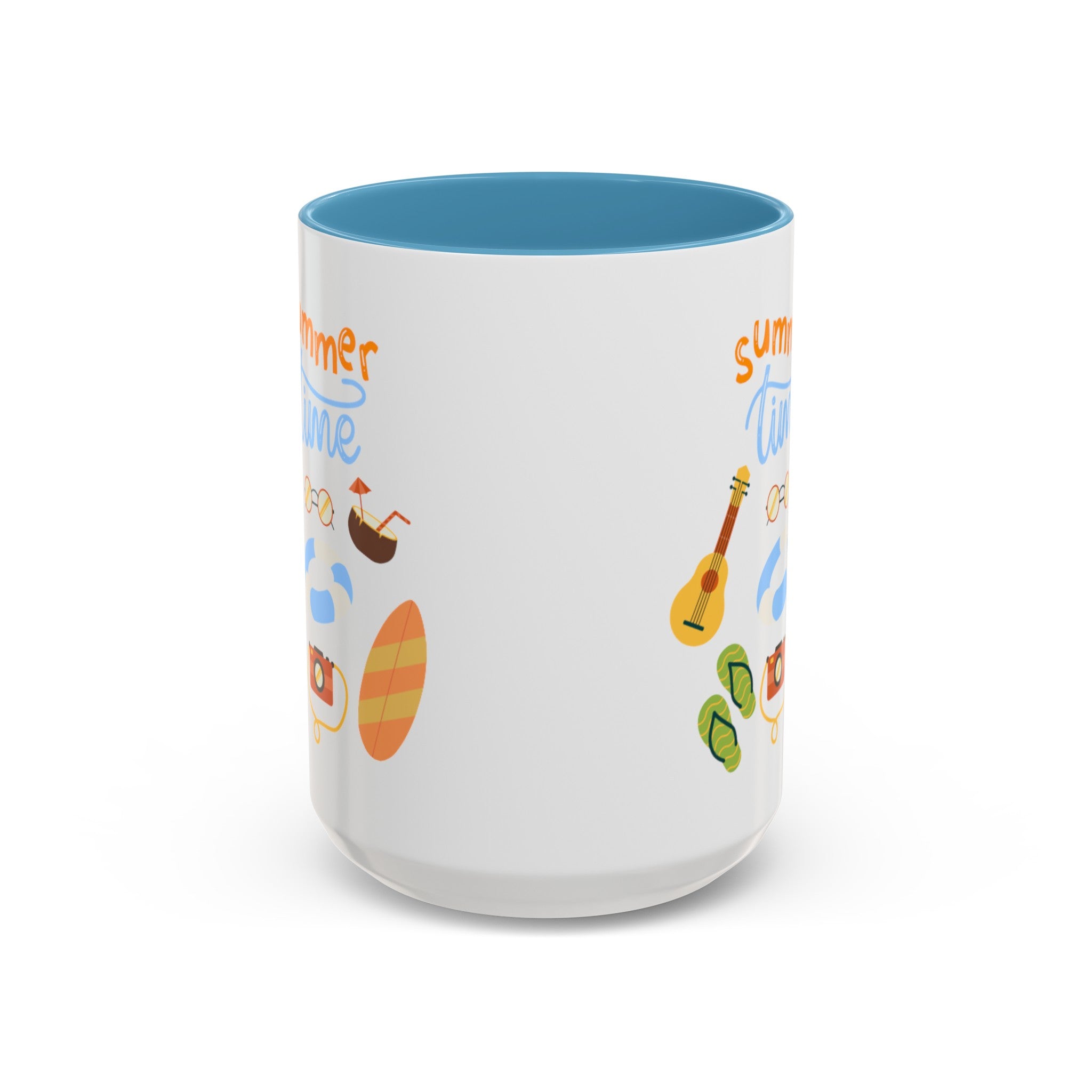 Summertime Fun Accent Coffee Mug (11, 15oz)