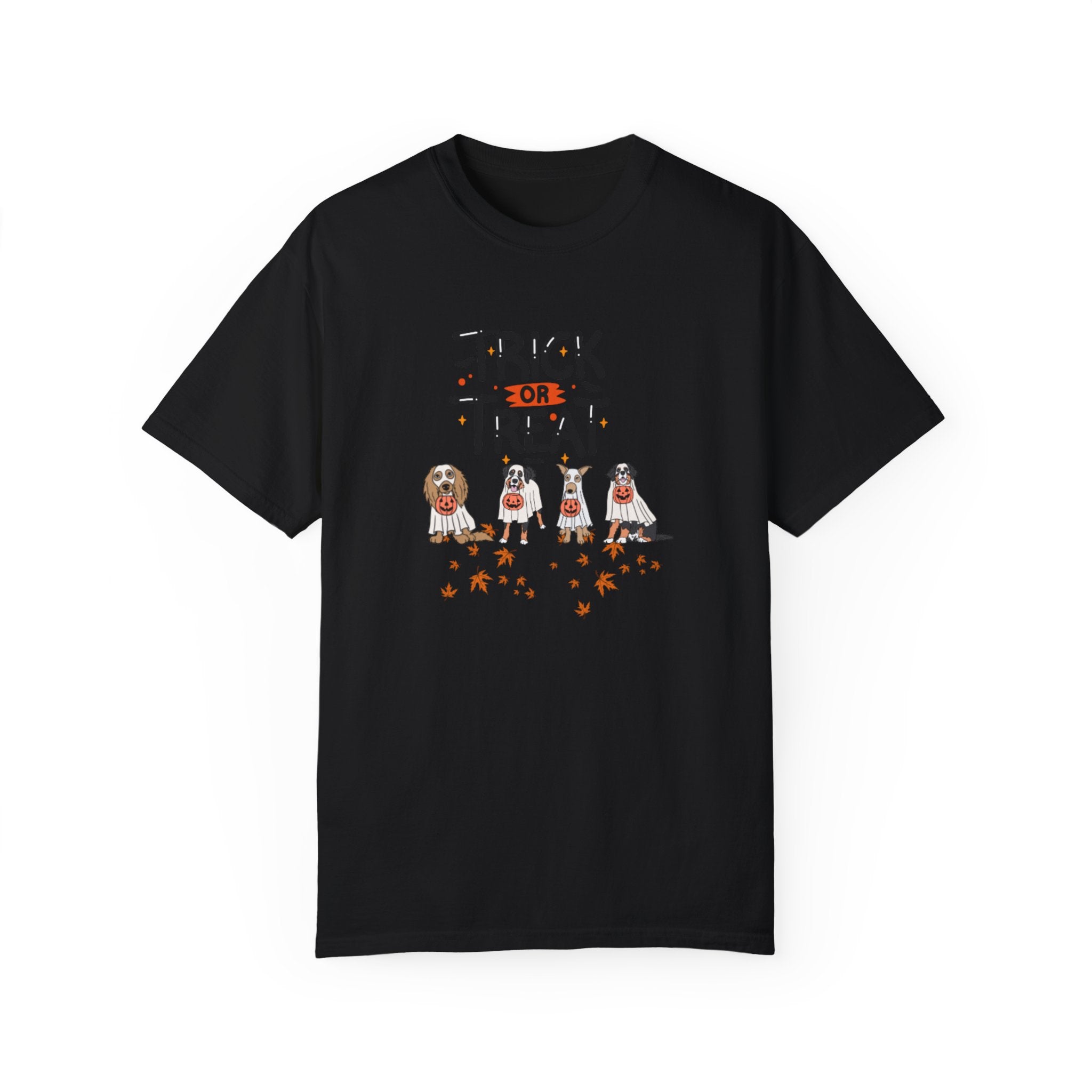 Pooch Trick or Treat Unisex Garment-Dyed T-shirt