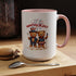 Happy 4th of July Teddy Bear Couple Coffee Mug