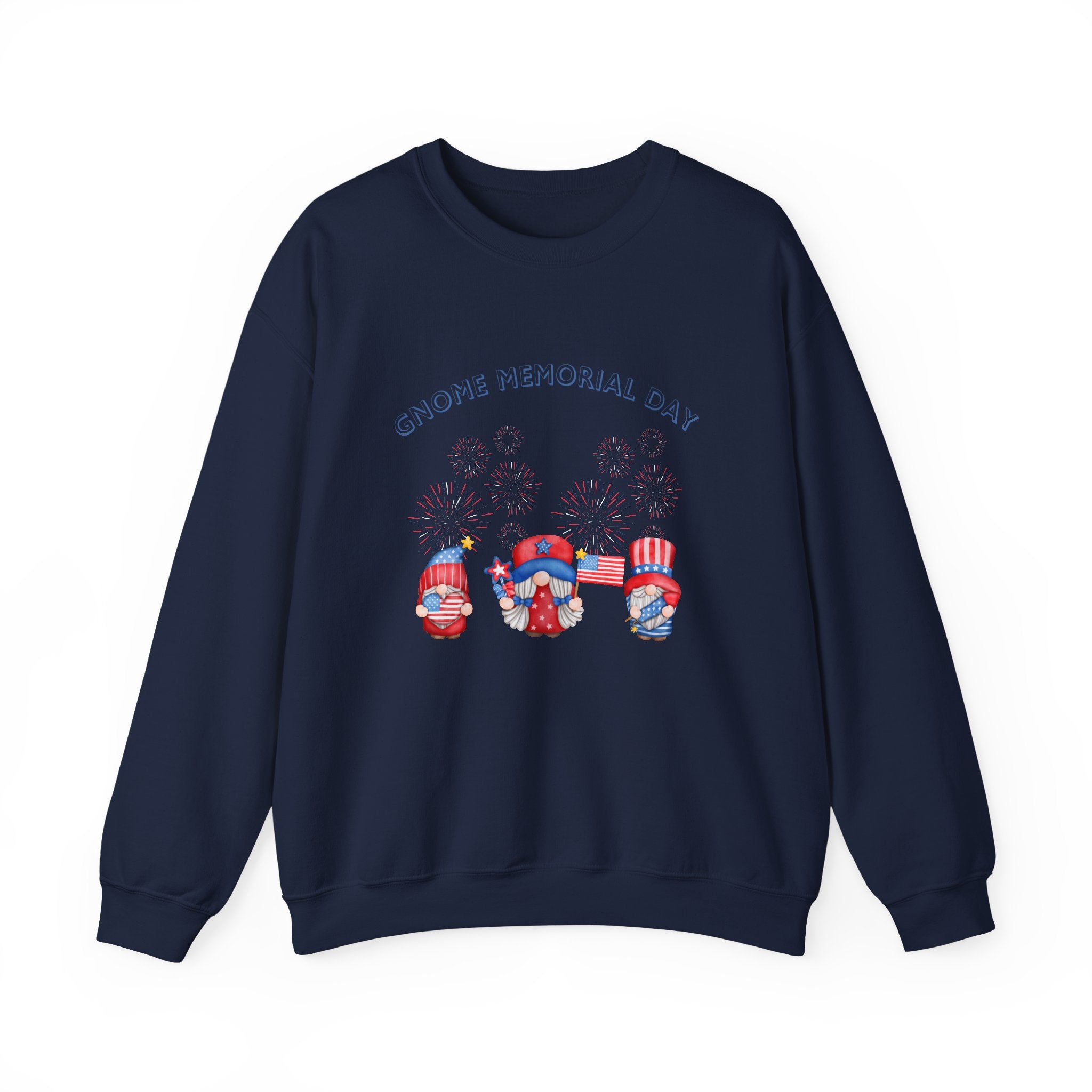 Gnome Memorial Day  Sweatshirt, Unisex Crewneck
