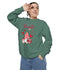 Gnome Valentine's Day Unisex Garment-Dyed Sweatshirt