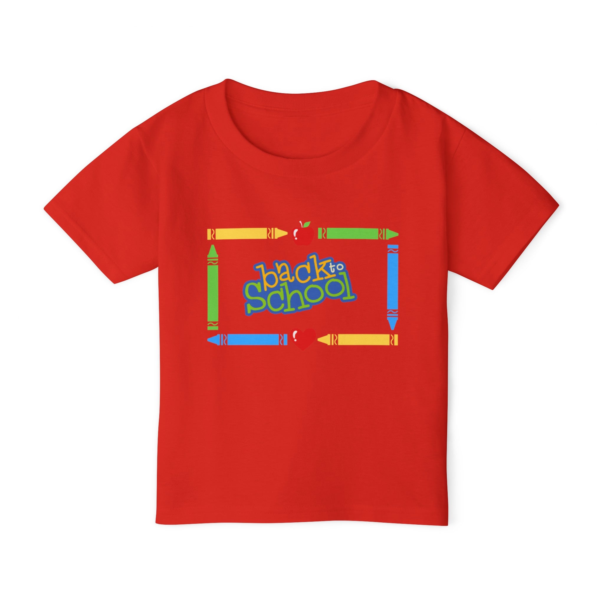 Back To School Heavy Cotton™ Toddler T-shirt