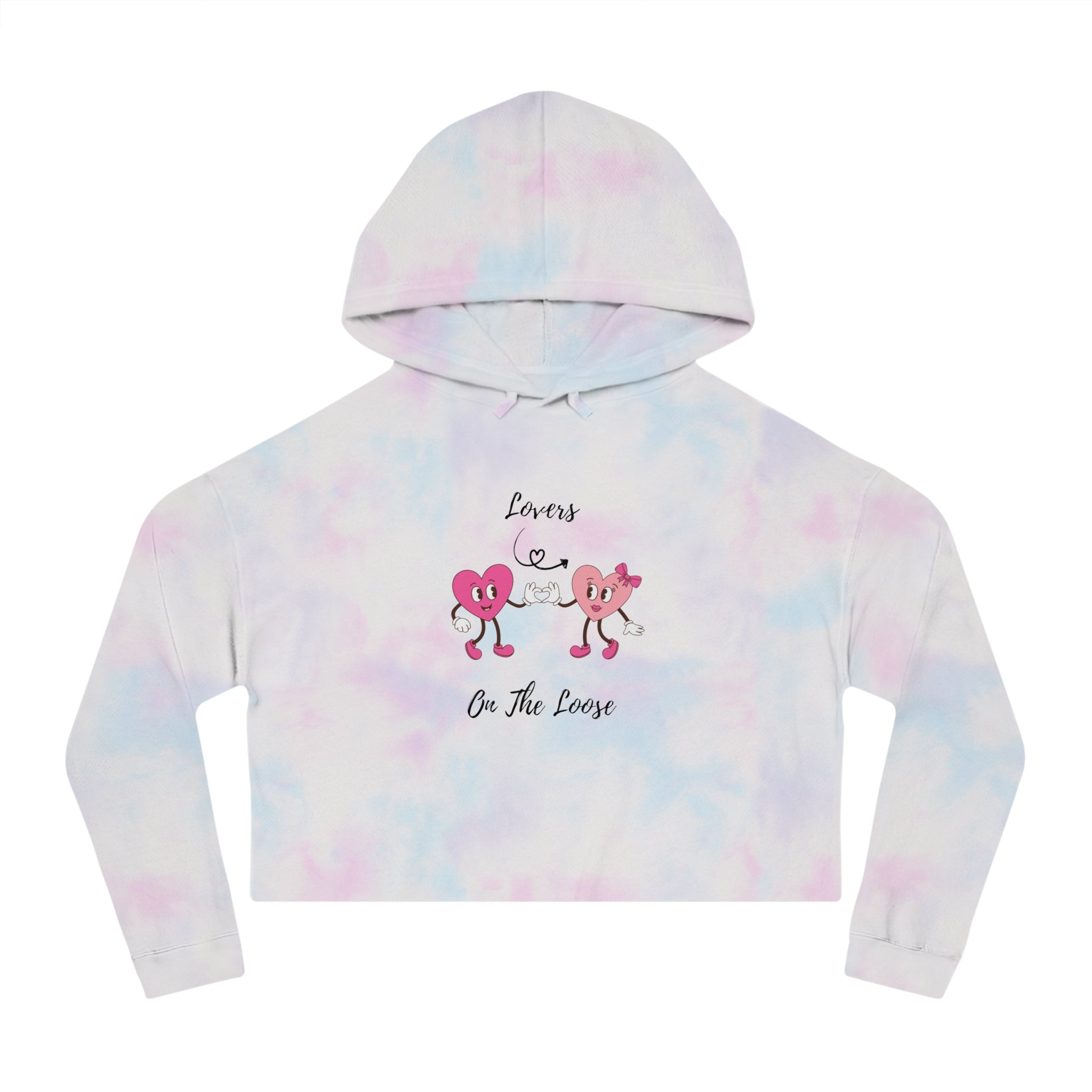 Lovers On The Loose Women’s Cropped Hooded Sweatshirt