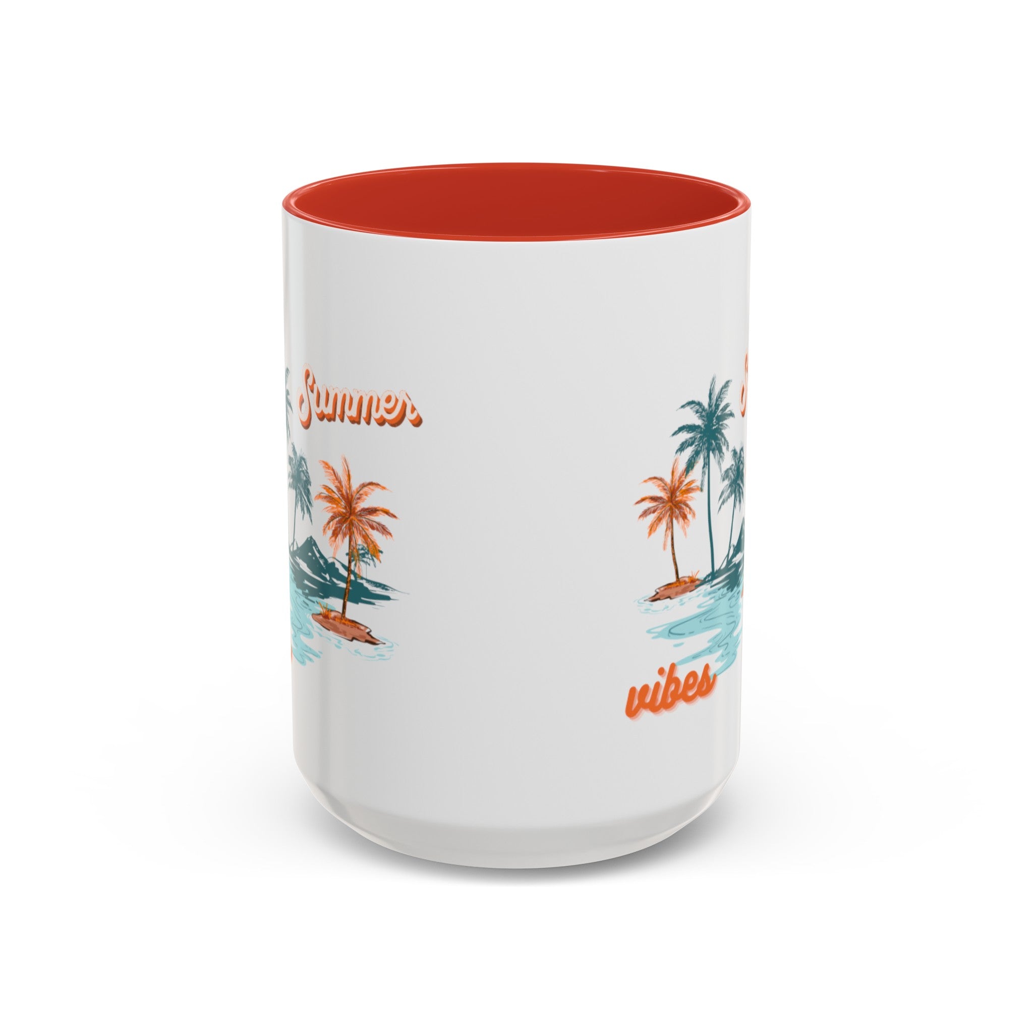 Summer Season Vibes Accent Coffee Mug (11, 15oz)