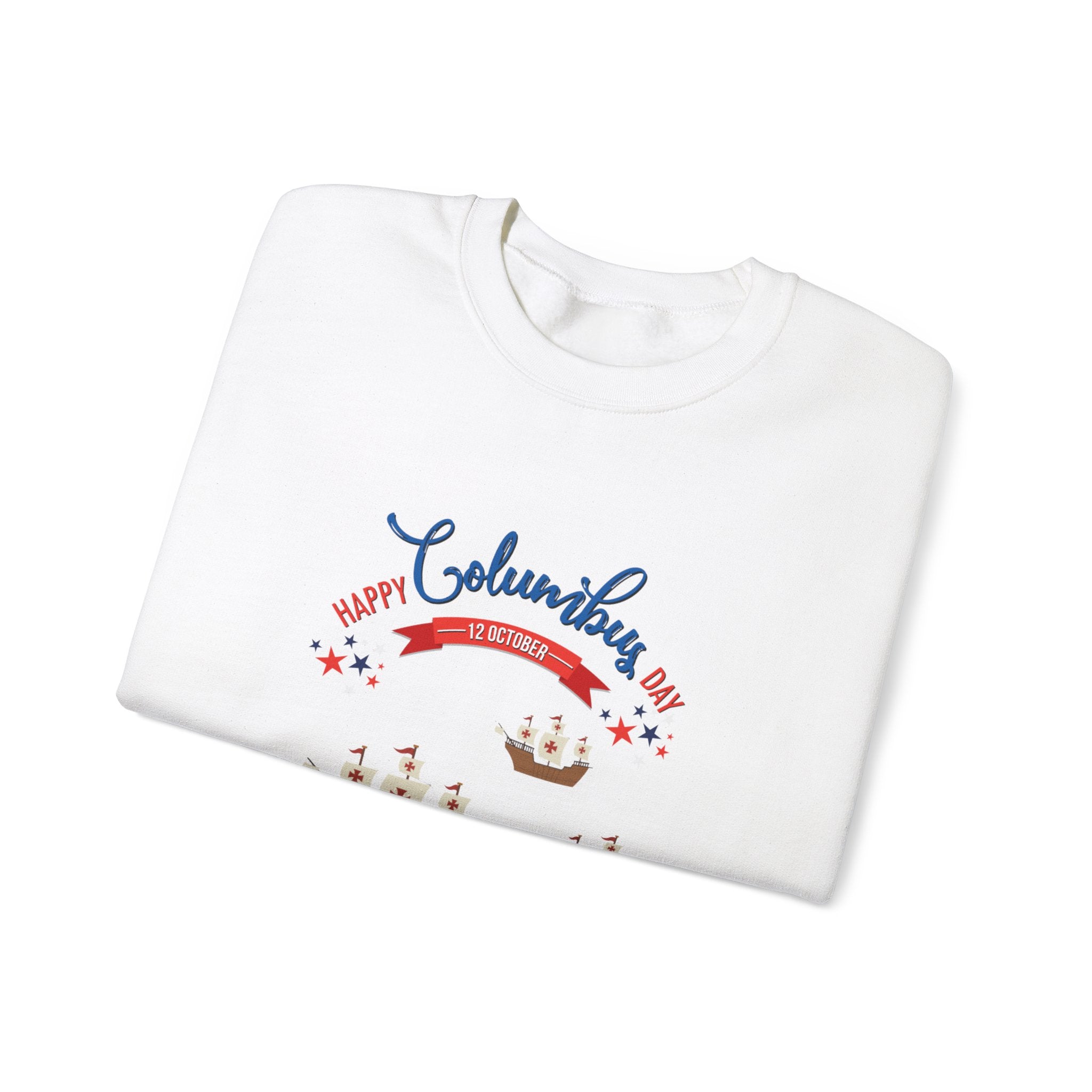 Happy Columbus Day Unisex Heavy Blend™ Crewneck Sweatshirt