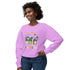 Rolling With My Gnomies Unisex Lightweight Crewneck Sweatshirt