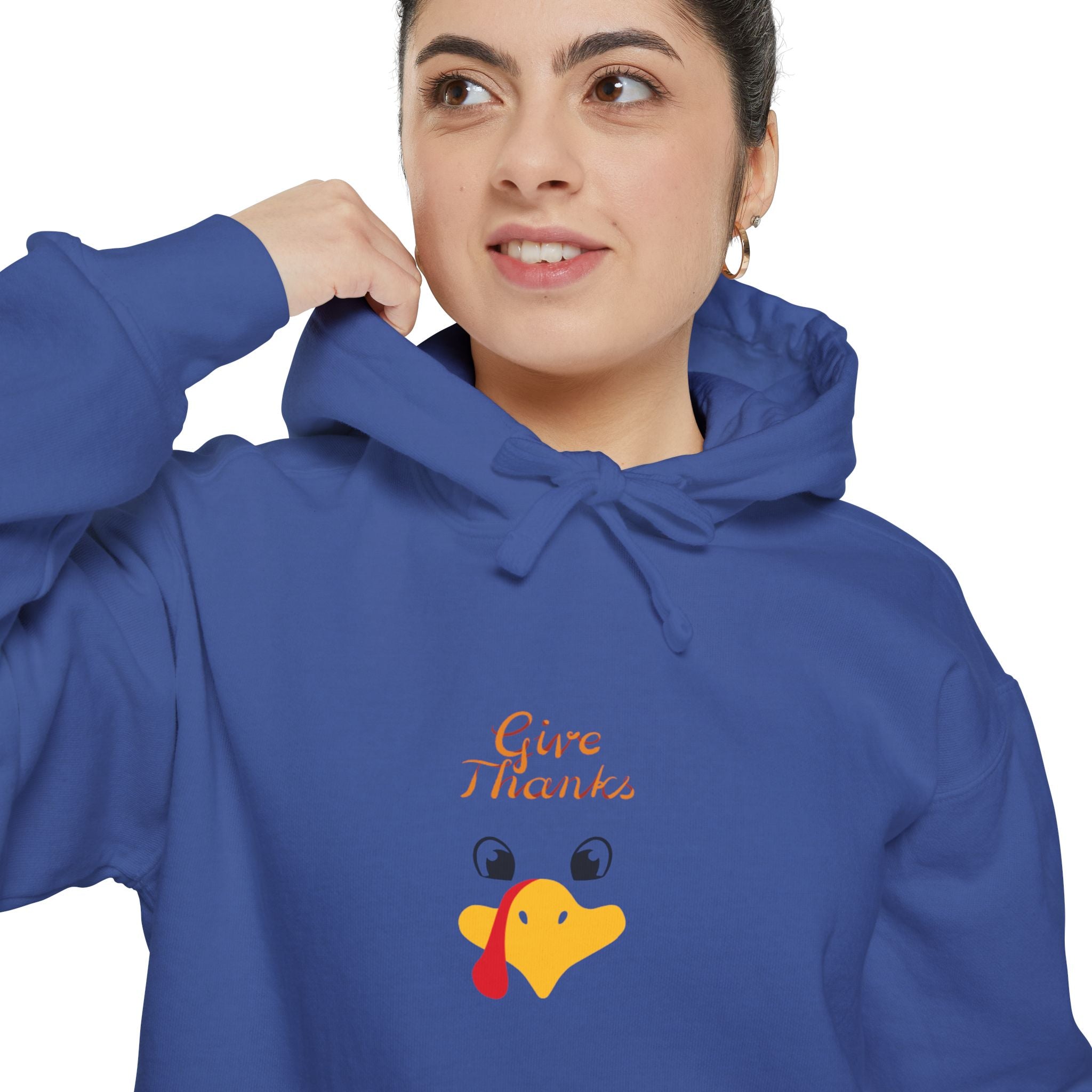 Give Thanks Unisex Garment-Dyed Hoodie