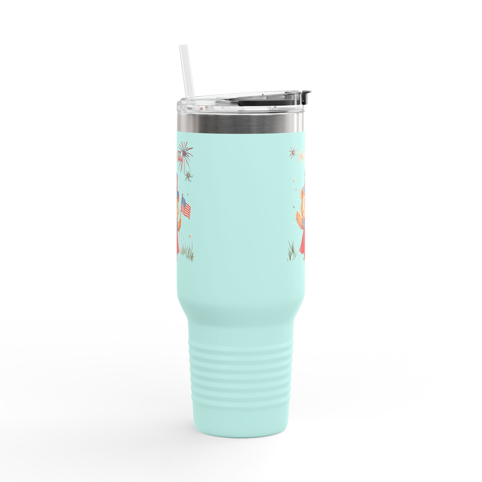 Happy Independence Day  Insulated Travel Mug, 40oz