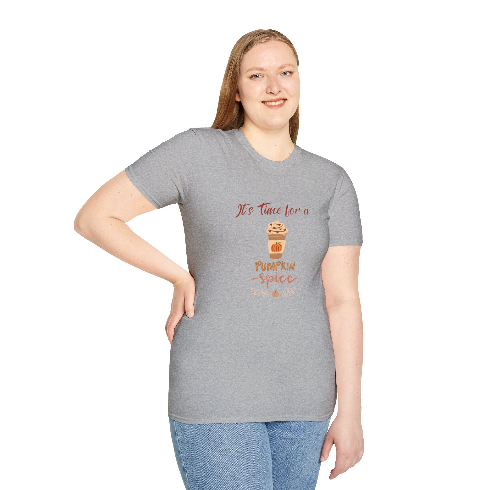 It's Time For A Pumpkin Spice Unisex Softstyle T-Shirt