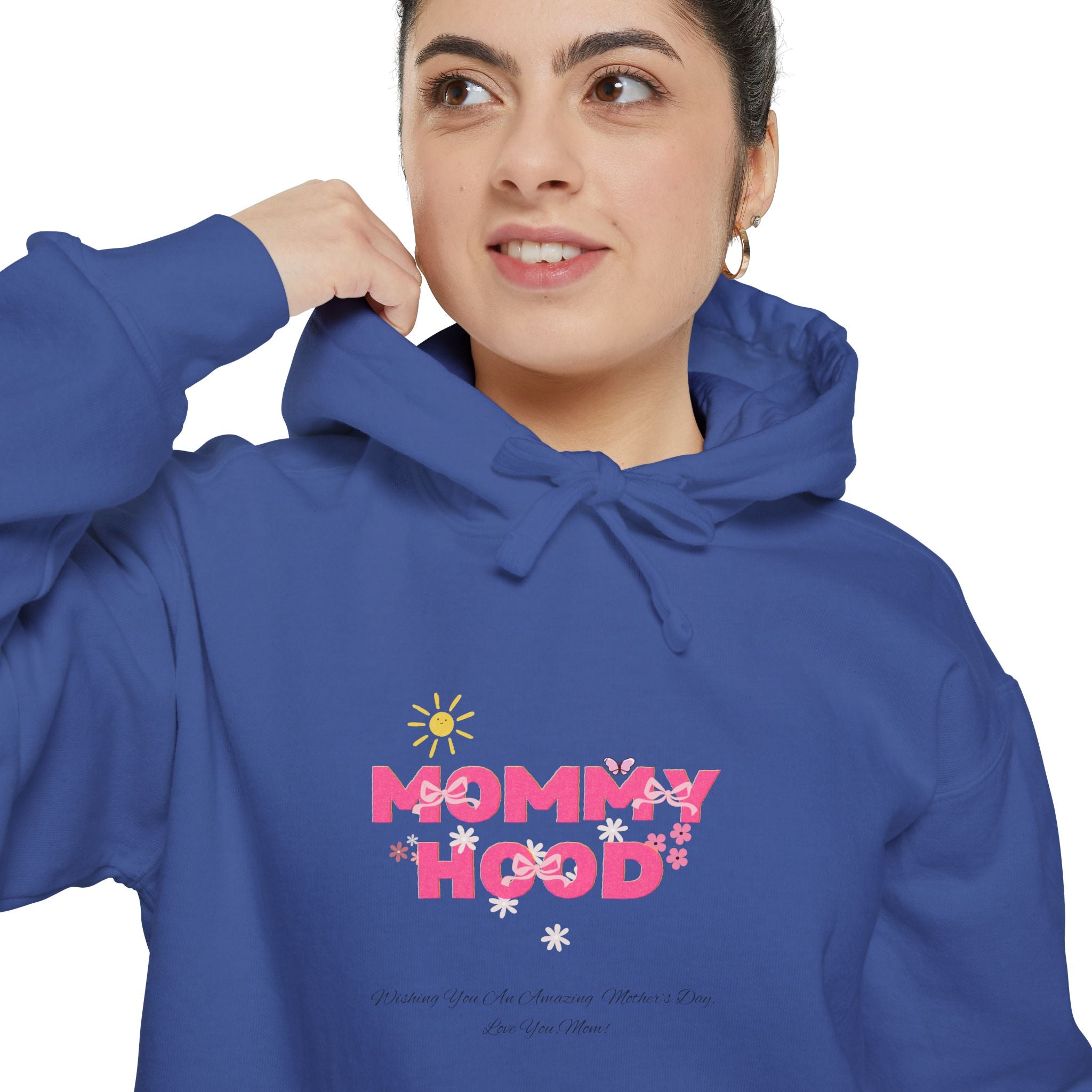 Mommy Hood Graphic Unisex Hoodie - Perfect for New Moms