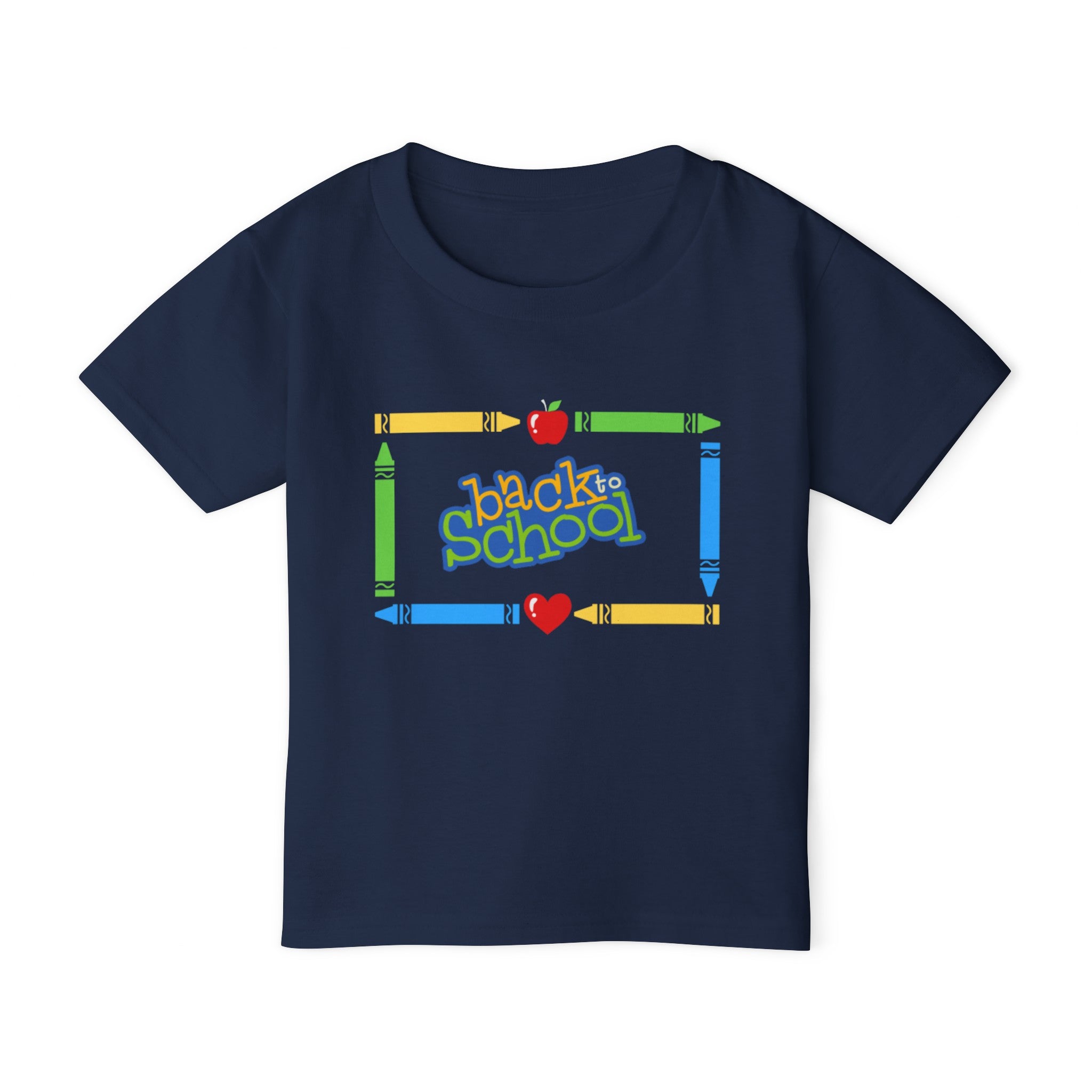 Back To School Heavy Cotton™ Toddler T-shirt