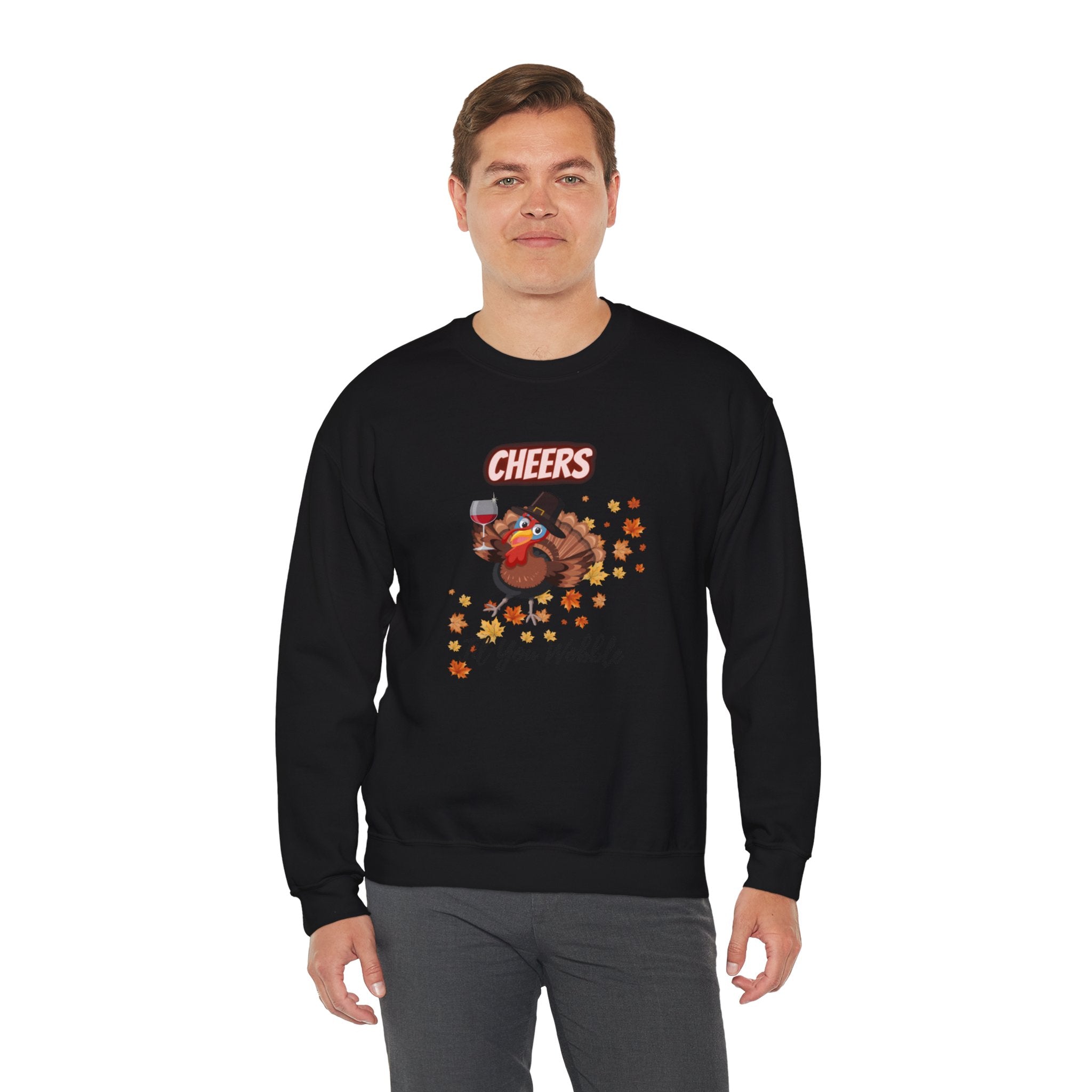 Cheers Til You Wobble Unisex Heavy Blend™ Crewneck Sweatshirt