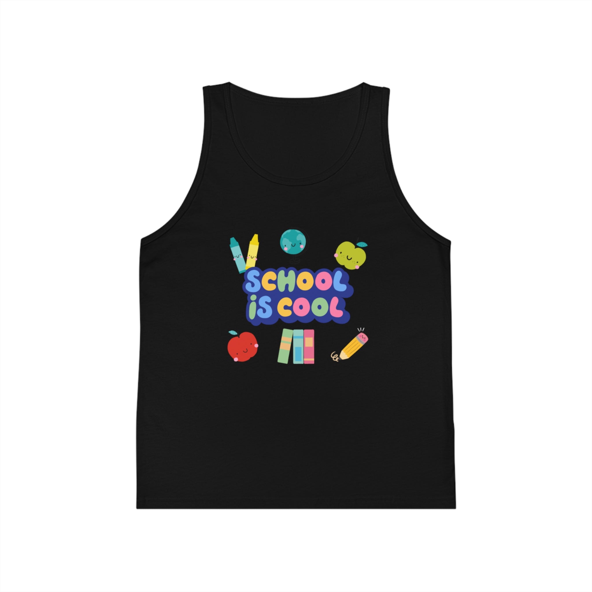 School Is Cool Kid's Jersey Tank Top