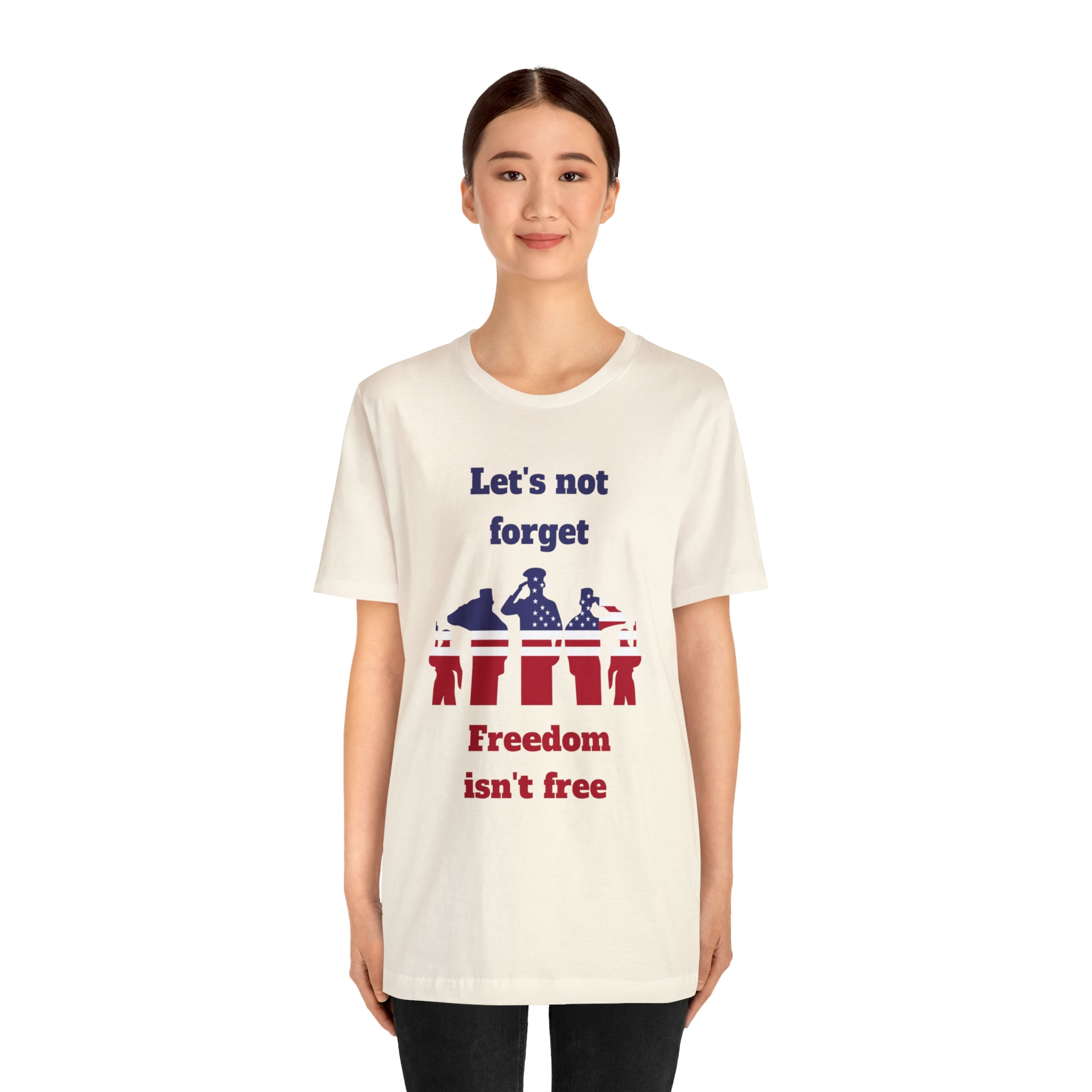 Memorial Day Freedom Is Not Free Unisex Jersey Short Sleeve Tee