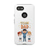Team Dad Phone Case, Fun Gift for Fathers, Durable Phone Protector, Cute Dad Team Merchandise, Father's Day Special