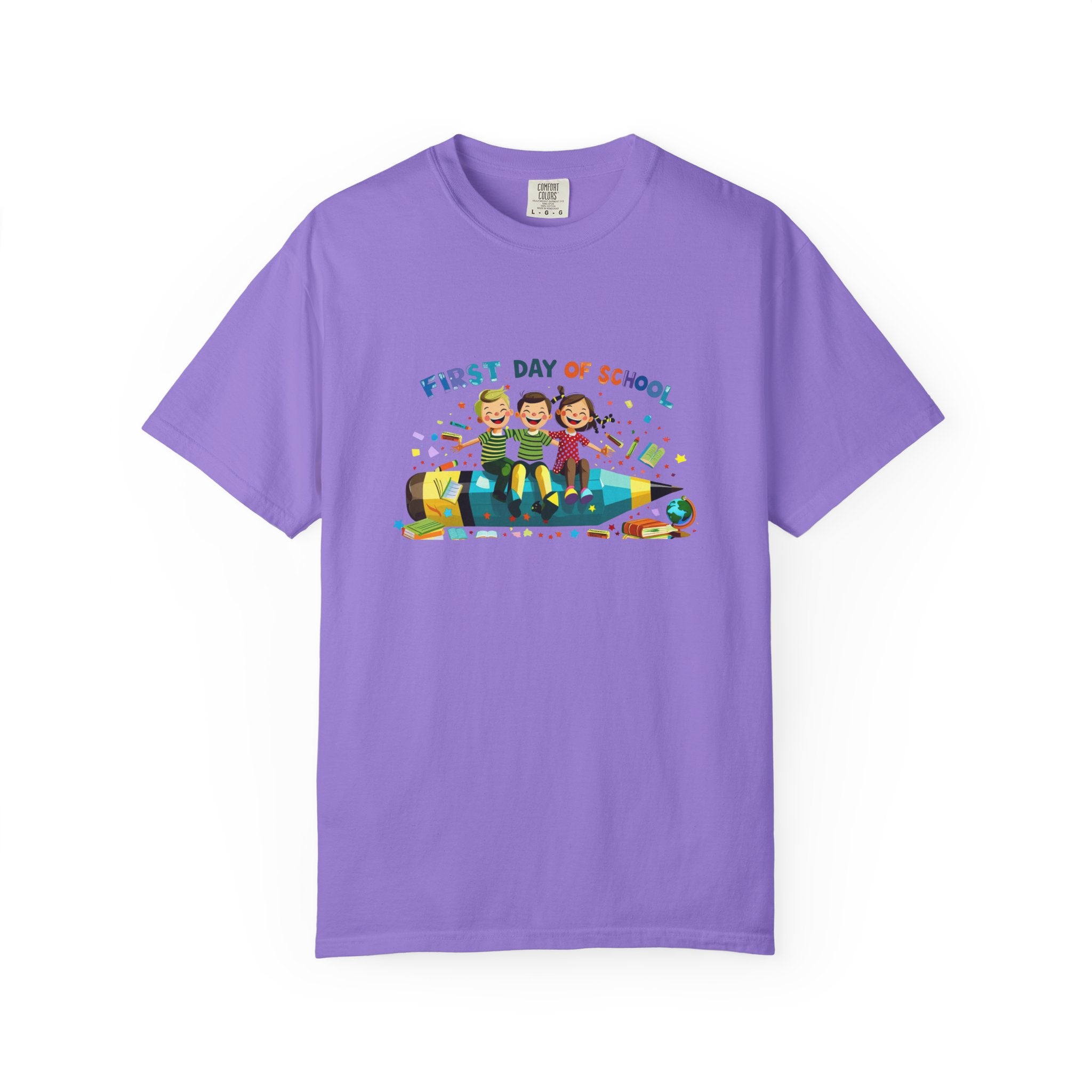 First Day of School Unisex Garment-Dyed T-Shirt