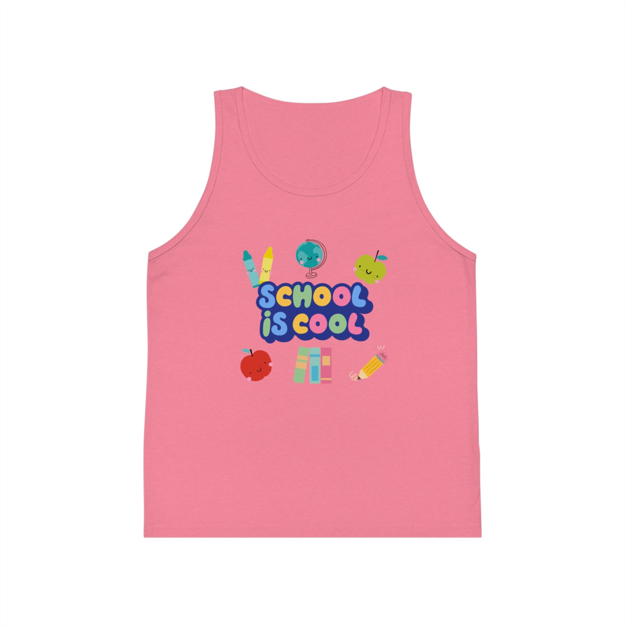 School Is Cool Kid's Jersey Tank Top