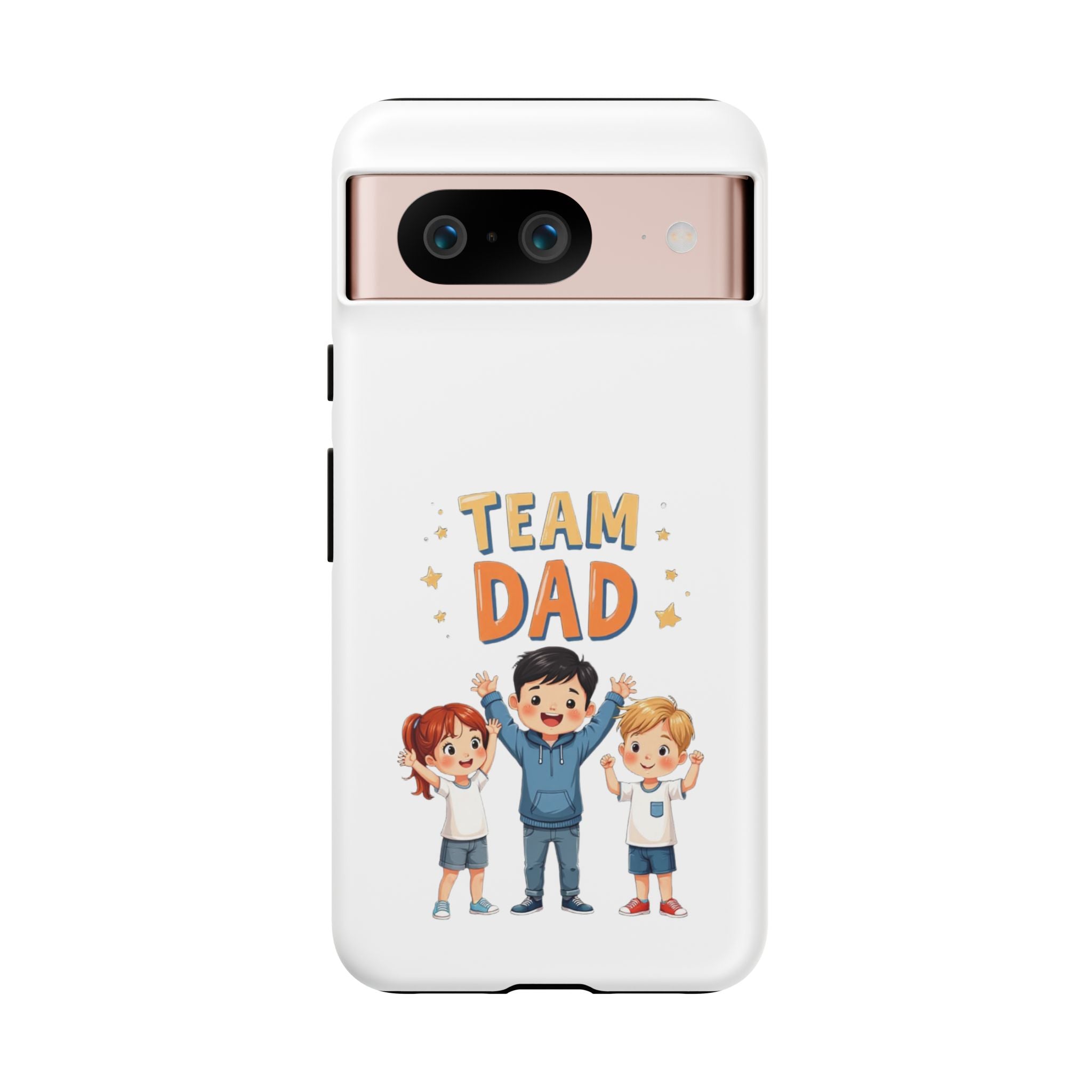 Team Dad Phone Case, Fun Gift for Fathers, Durable Phone Protector, Cute Dad Team Merchandise, Father's Day Special