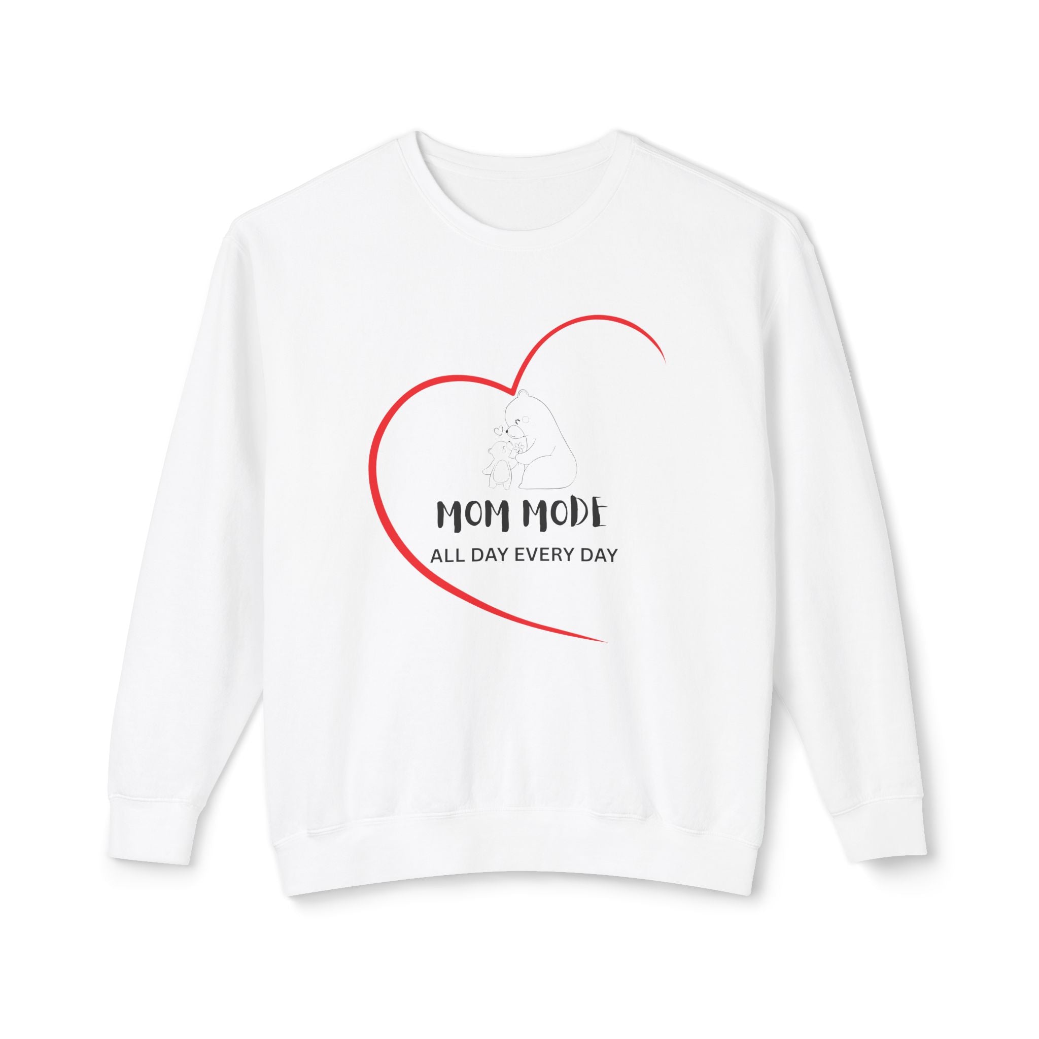 Mom Mode Lightweight Crewneck Sweatshirt
