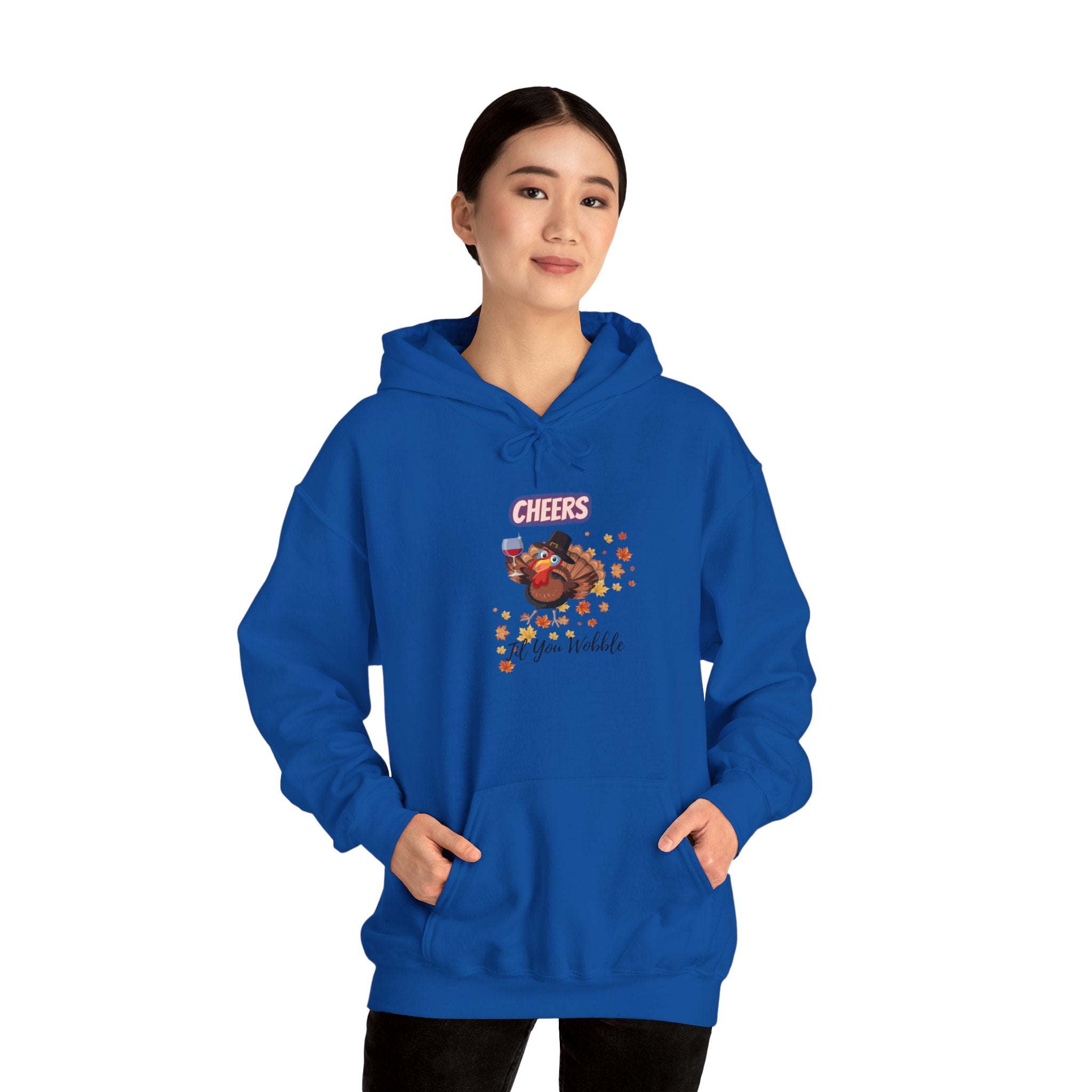 Cheers Til You Wobble Unisex Heavy Blend™ Hooded Sweatshirt