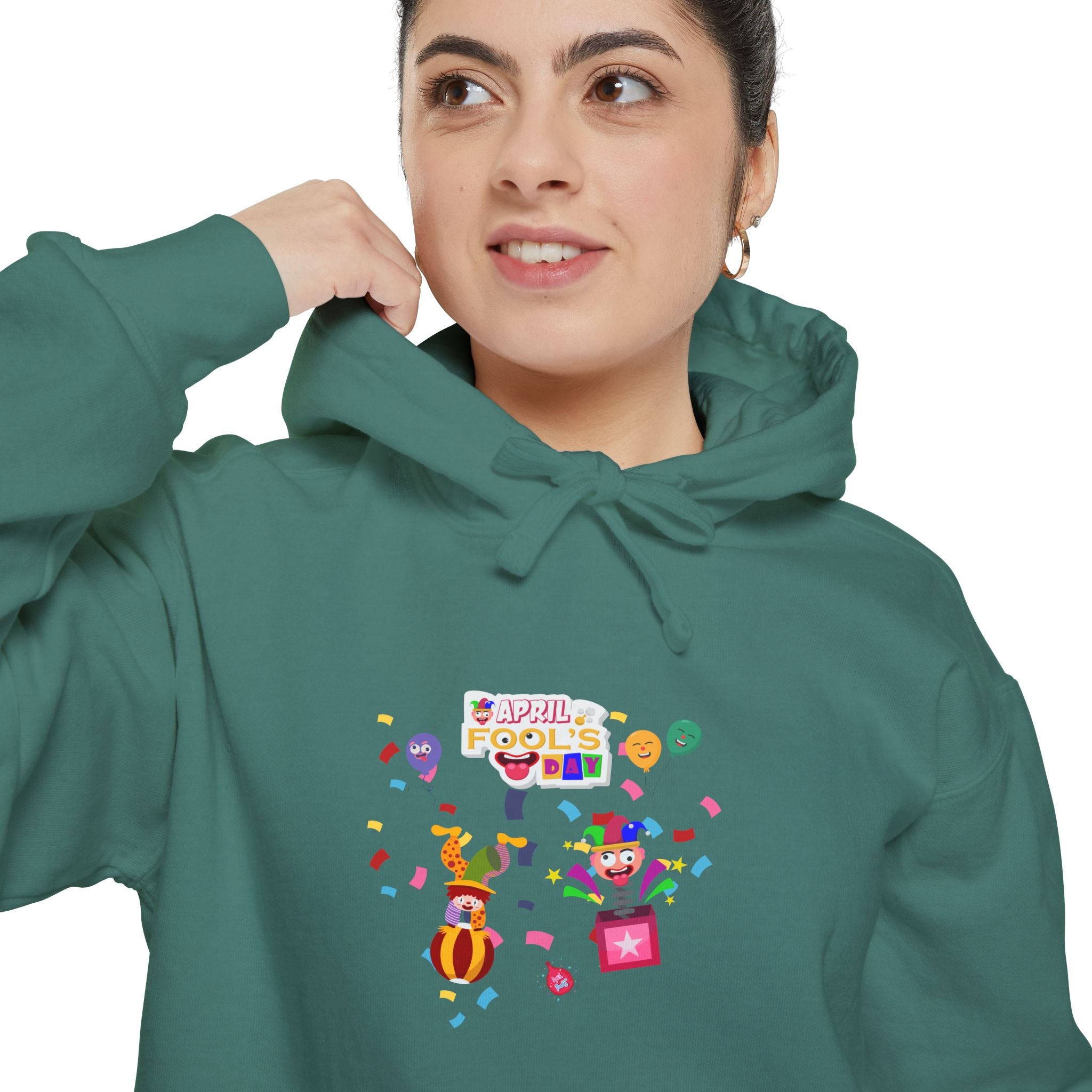 All April Fool's Day Unisex Garment-Dyed Hoodie