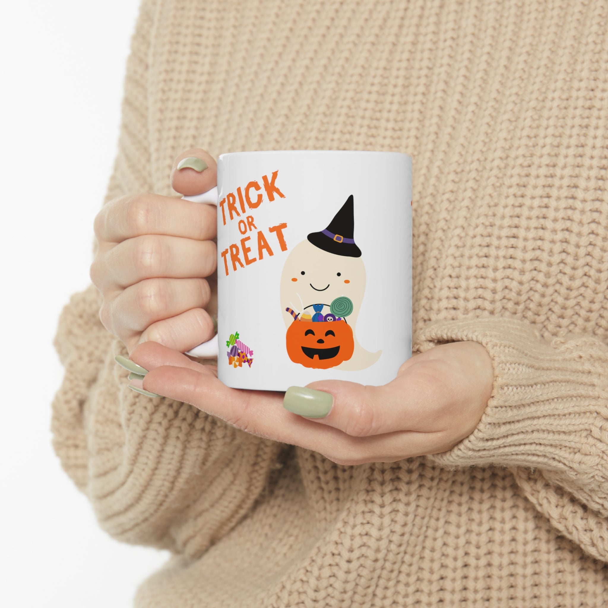 Trick or Treat Ceramic Mug 11oz
