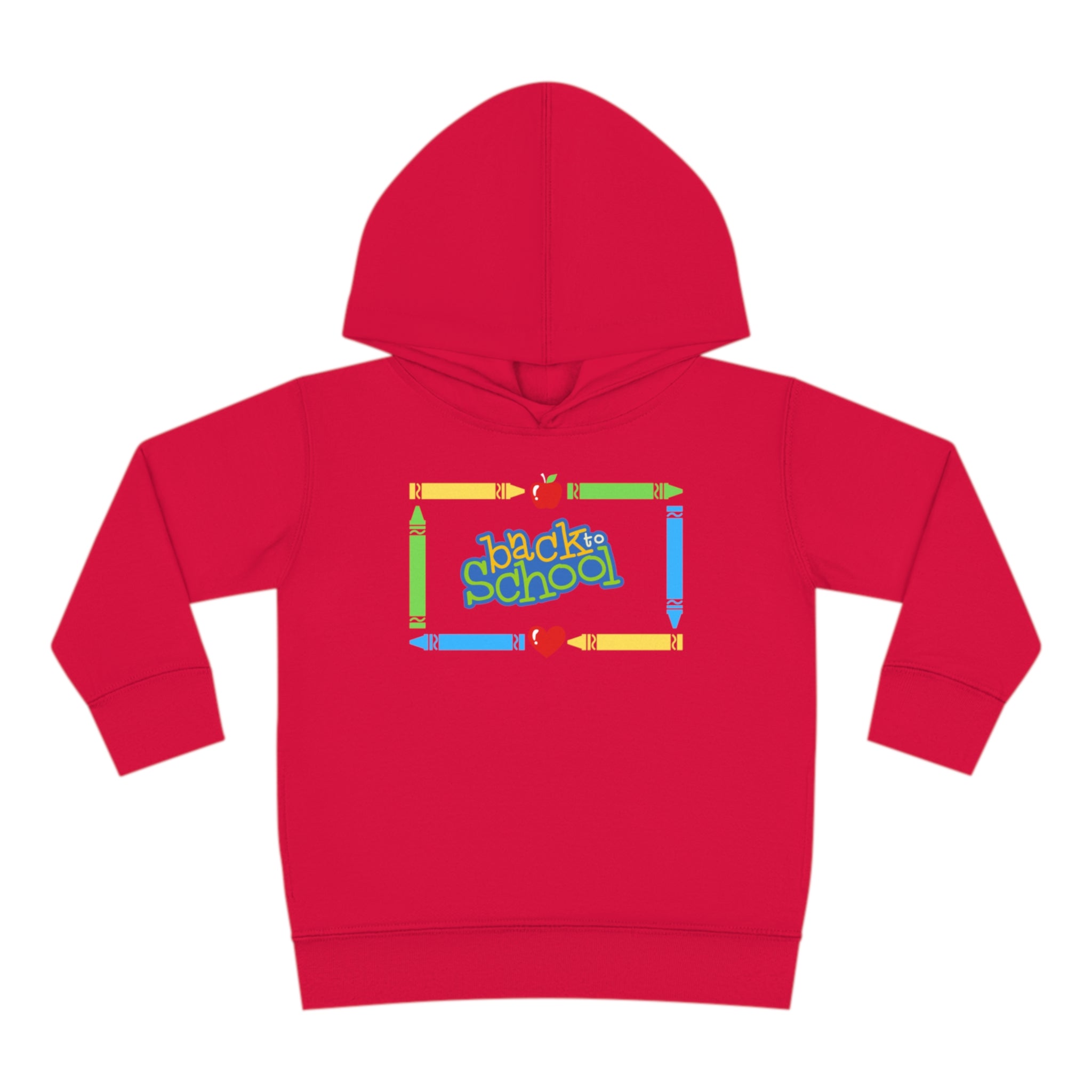 Back To School Toddler Pullover Fleece Hoodie