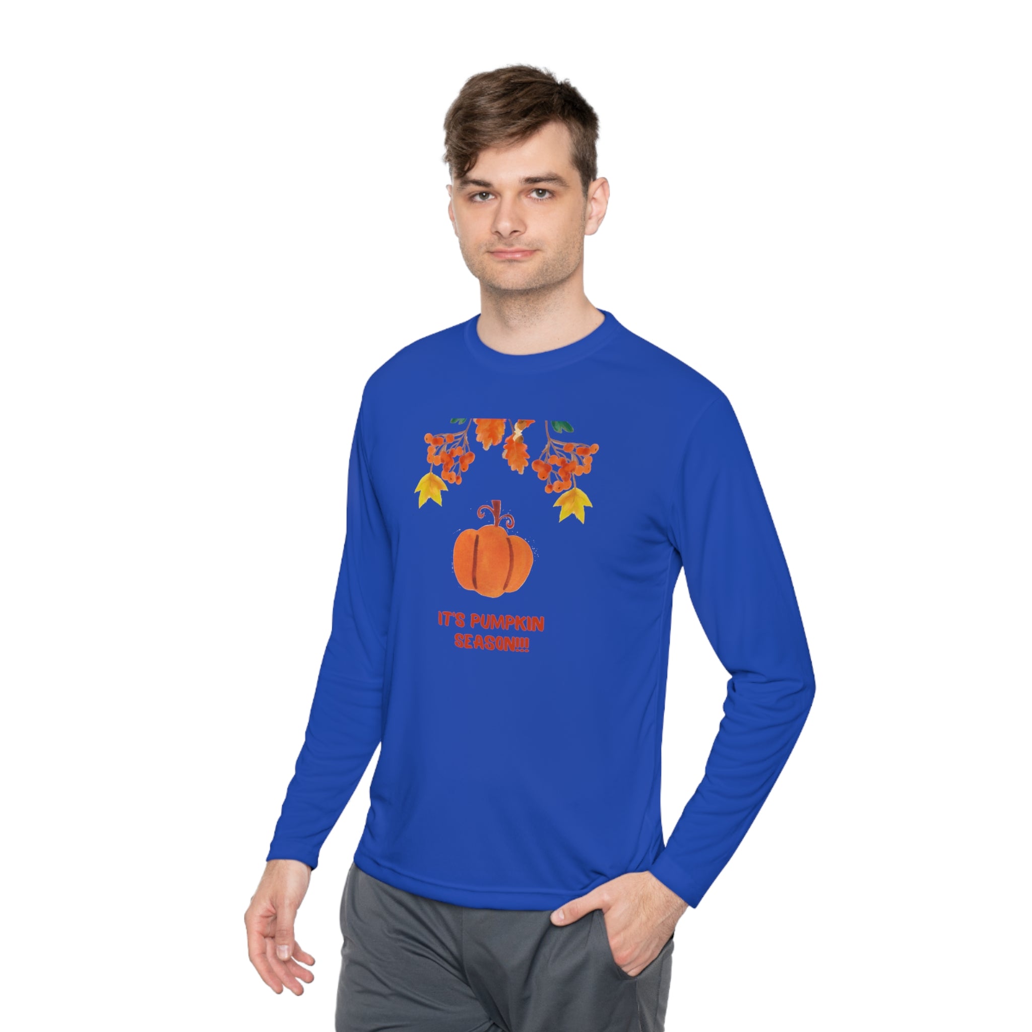 Pumpkin Season Unisex Lightweight Long Sleeve Tee