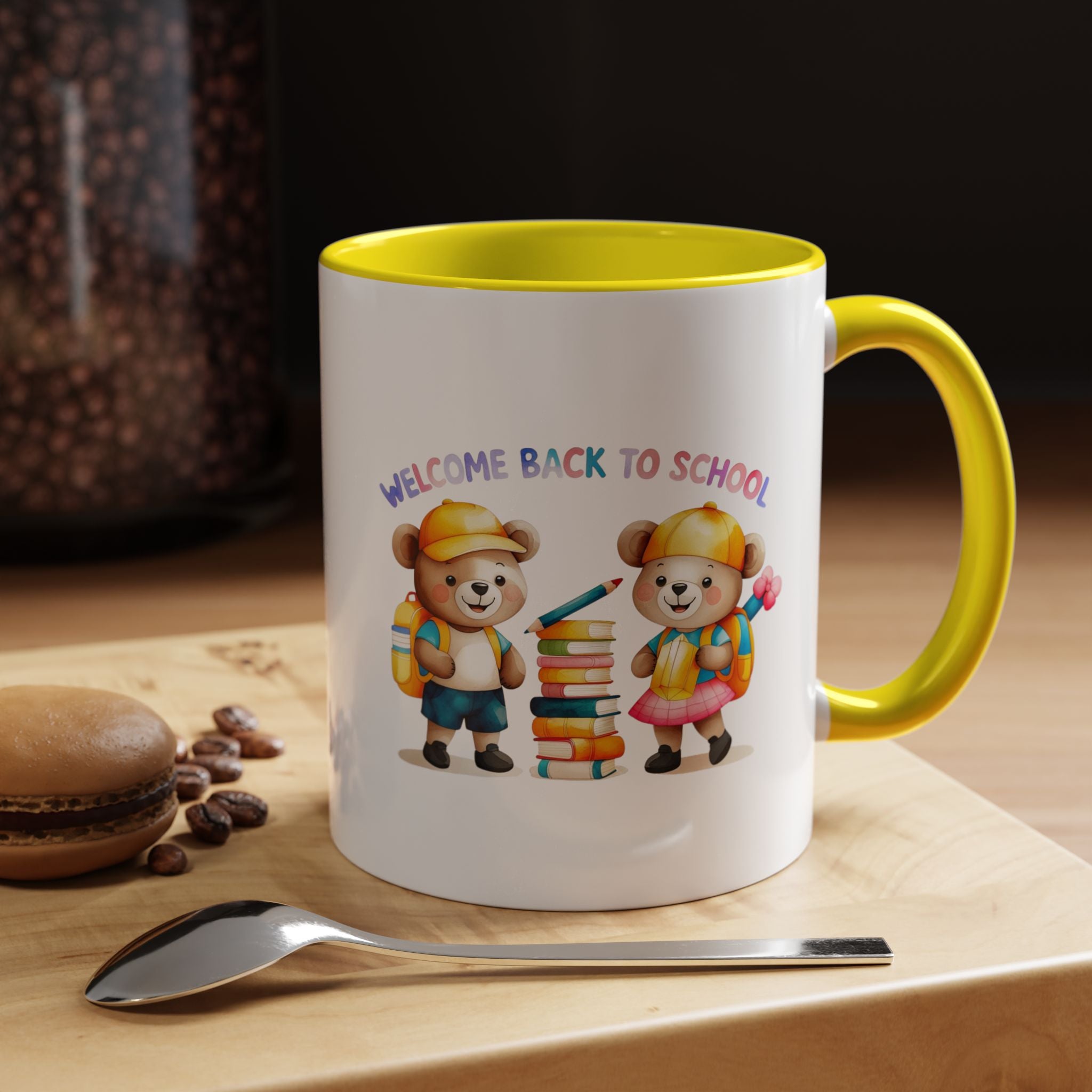 Welcome Back to School Bear Coffee Mug - 11oz, 15oz