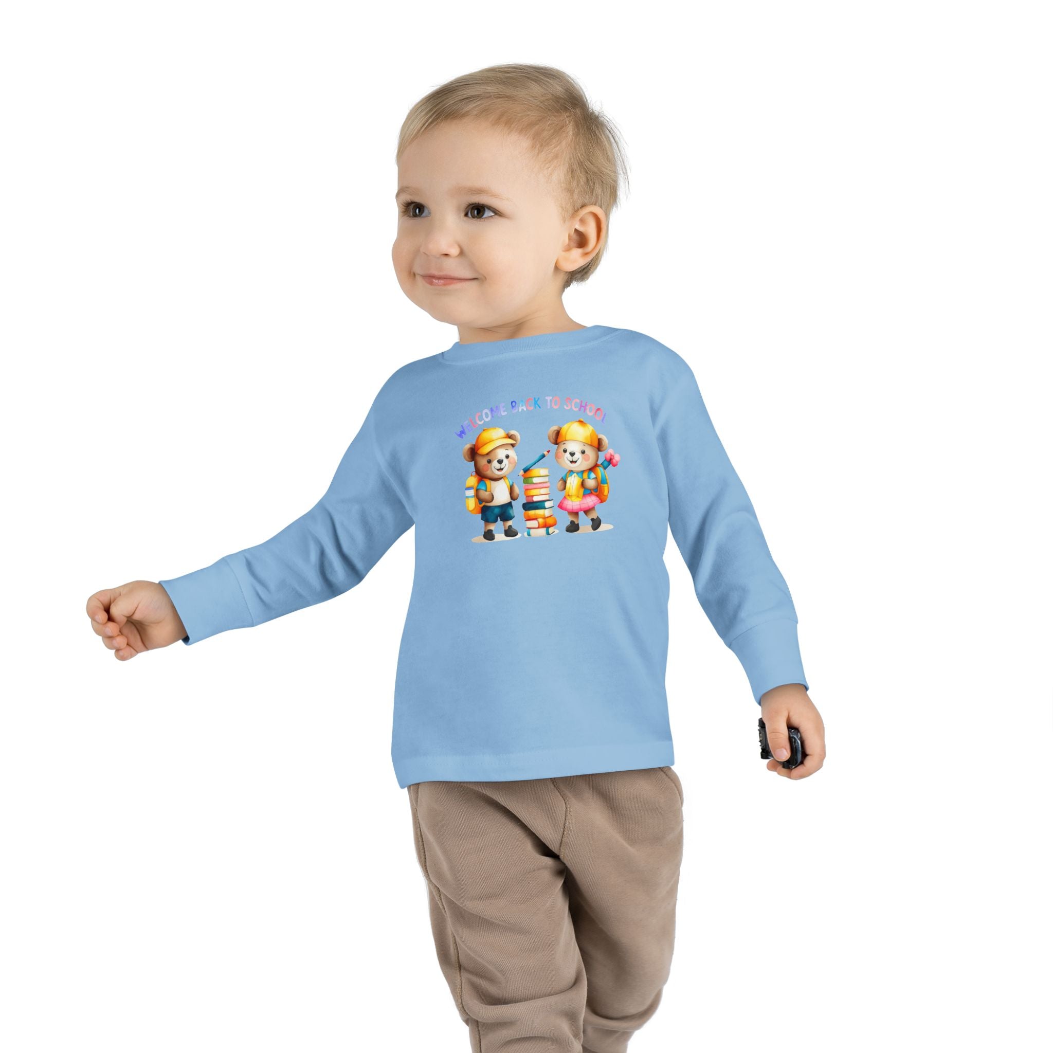 Welcome Back to School Toddler Long Sleeve Tee