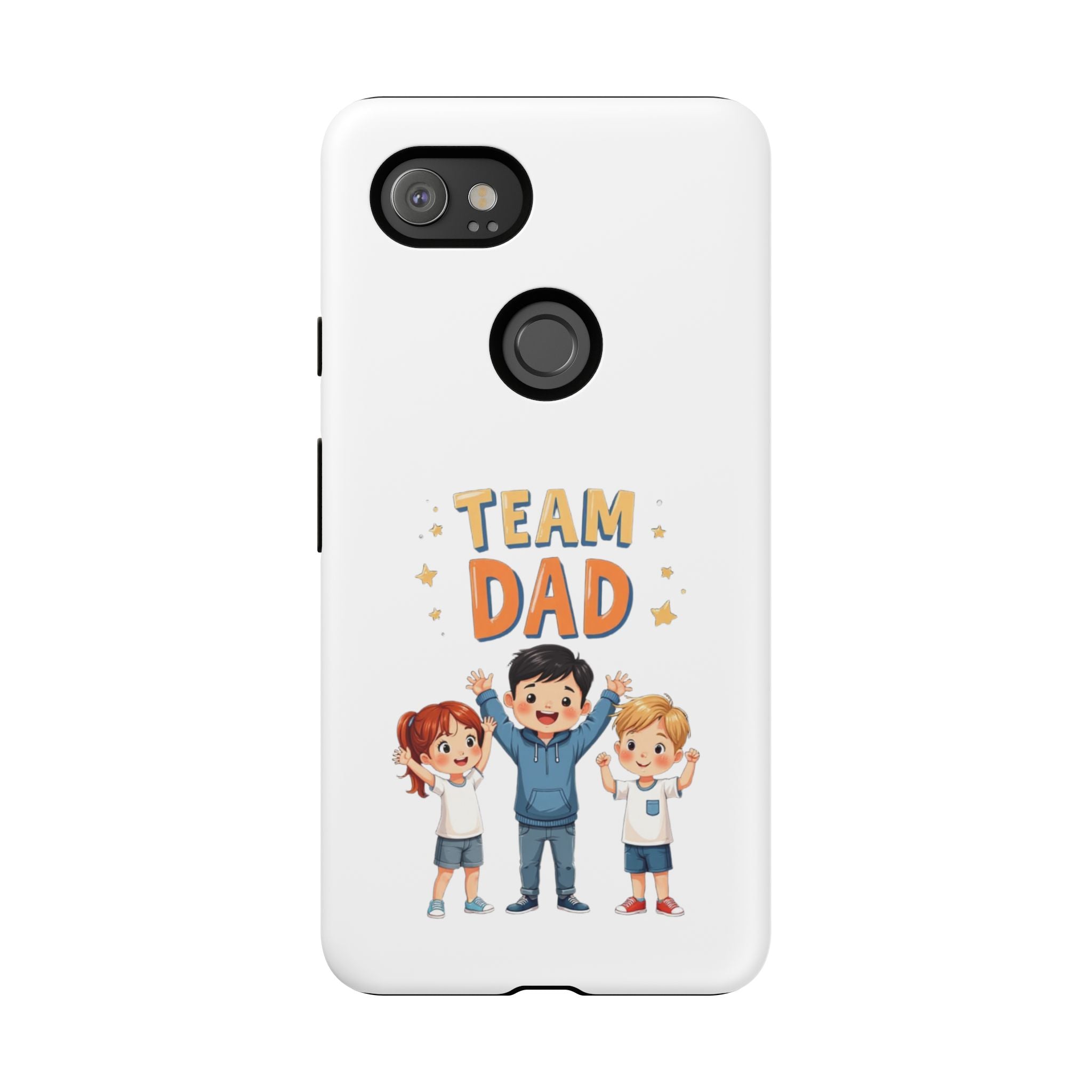 Team Dad Phone Case, Fun Gift for Fathers, Durable Phone Protector, Cute Dad Team Merchandise, Father's Day Special
