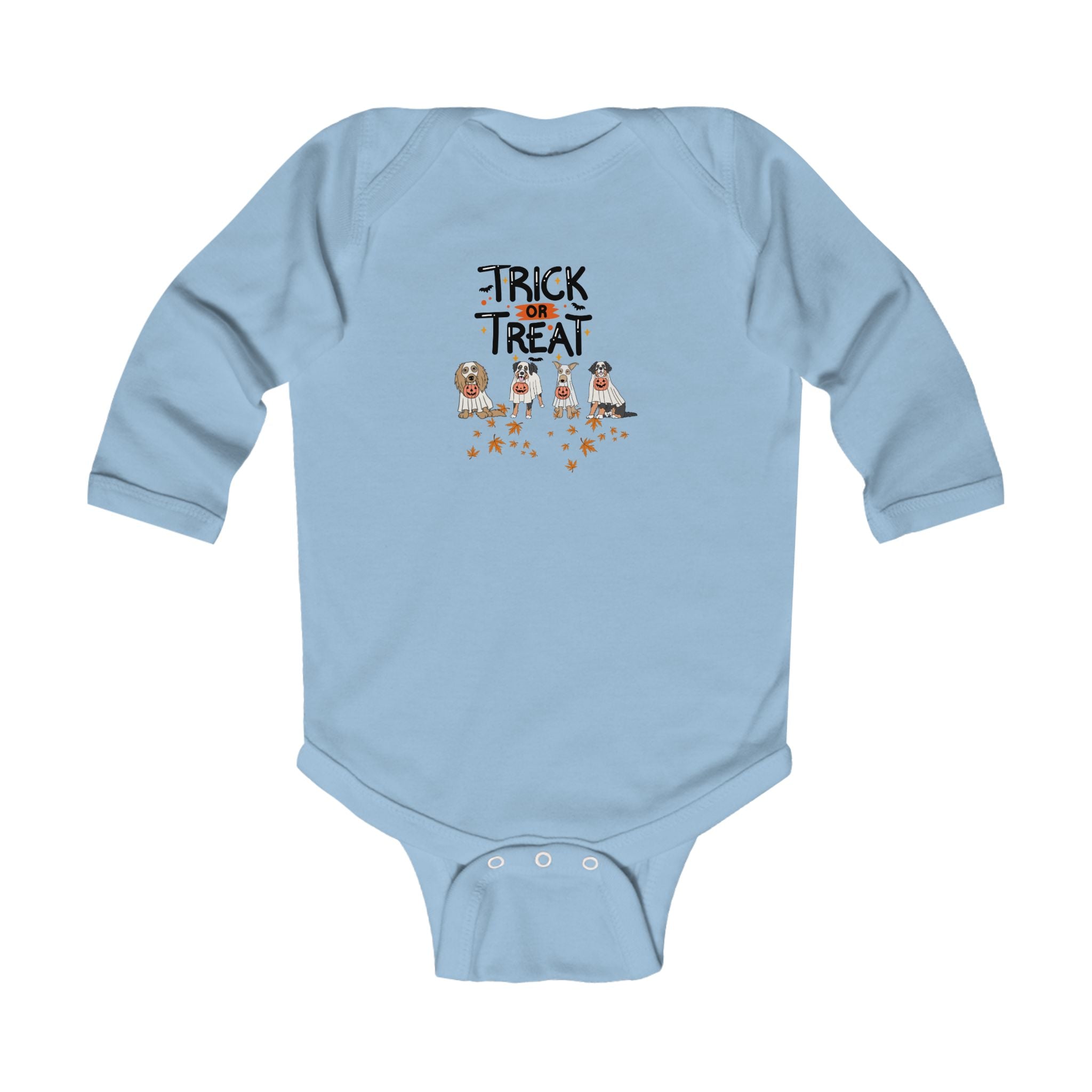 Pooch Trick or Treat Infant Long Sleeve Bodysuit