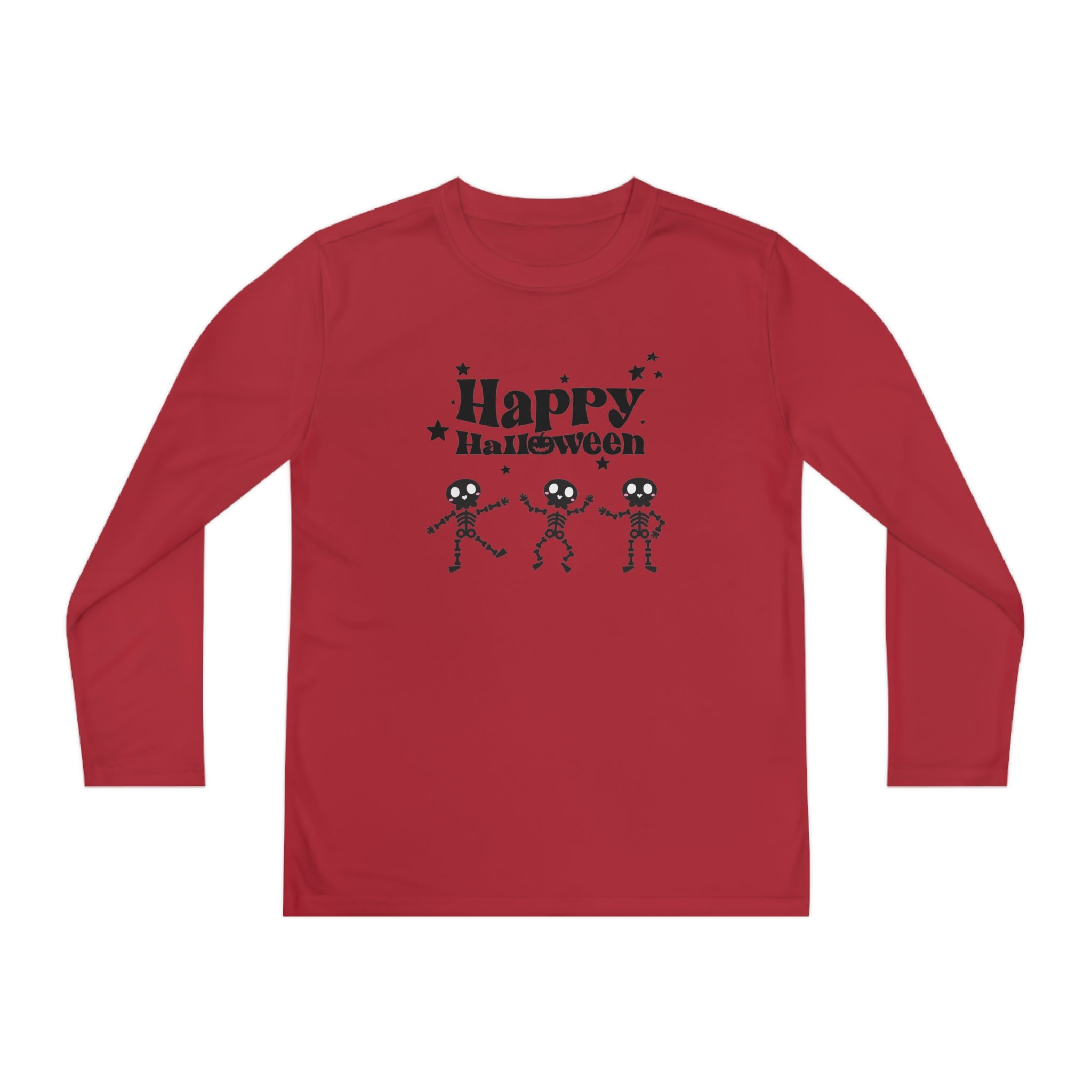 Happy Halloween Crew Youth Long Sleeve Competitor Tee
