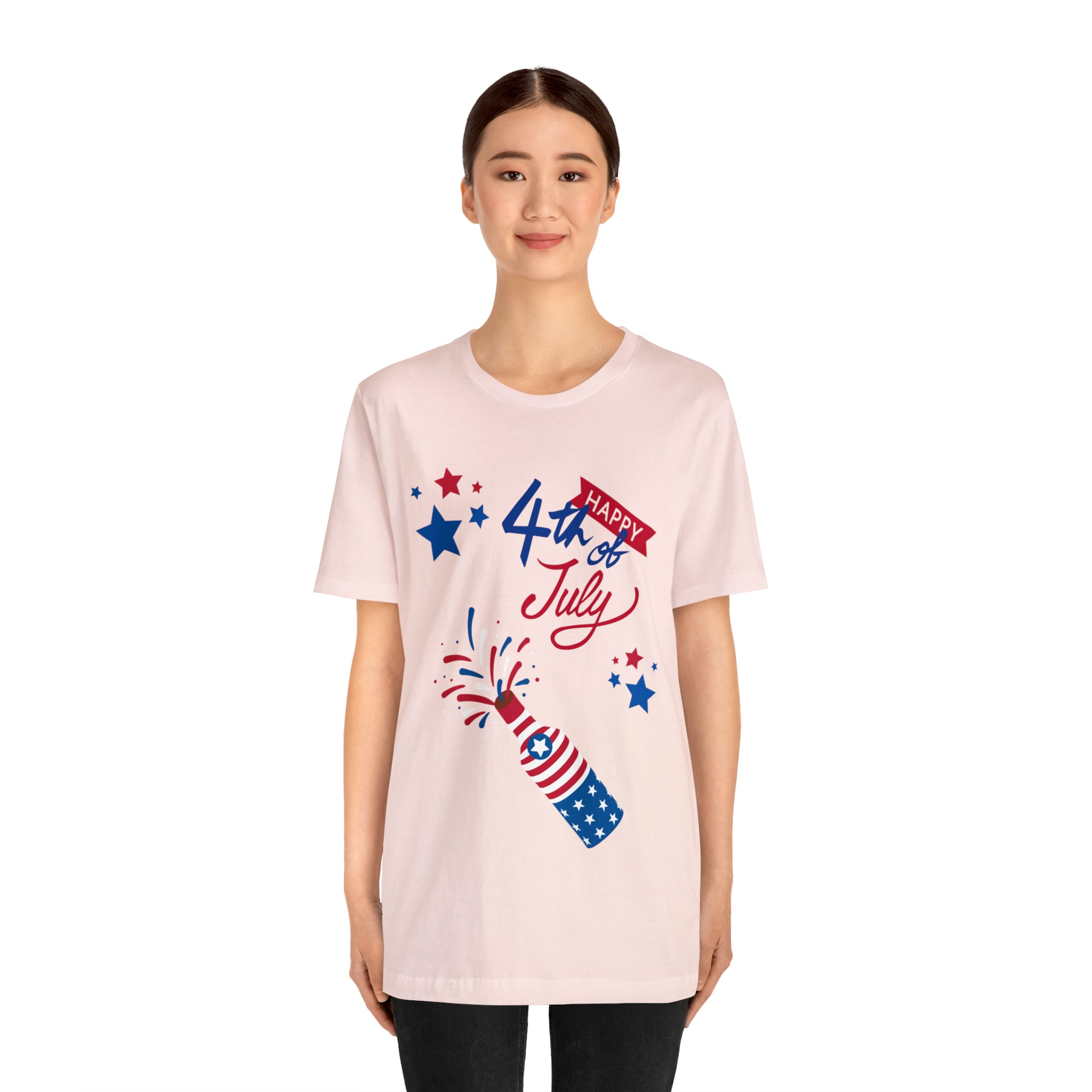 Happy 4th Of July Celebration Unisex Jersey Short Sleeve Tee