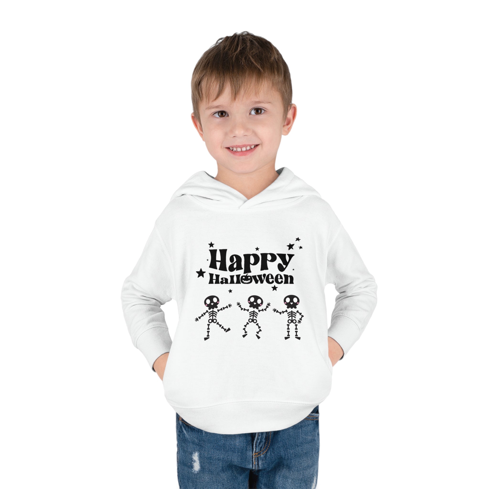 Happy Halloween Crew Toddler Pullover Fleece Hoodie