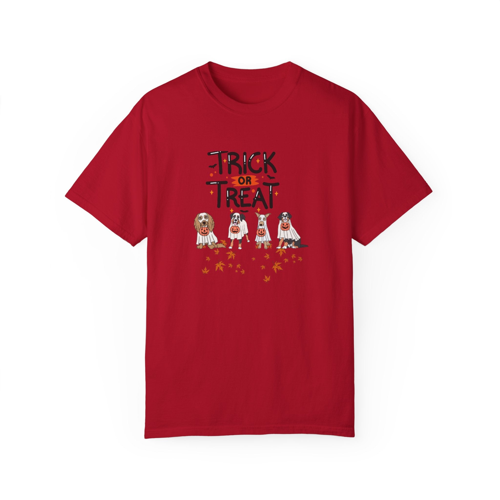Pooch Trick or Treat Unisex Garment-Dyed T-shirt