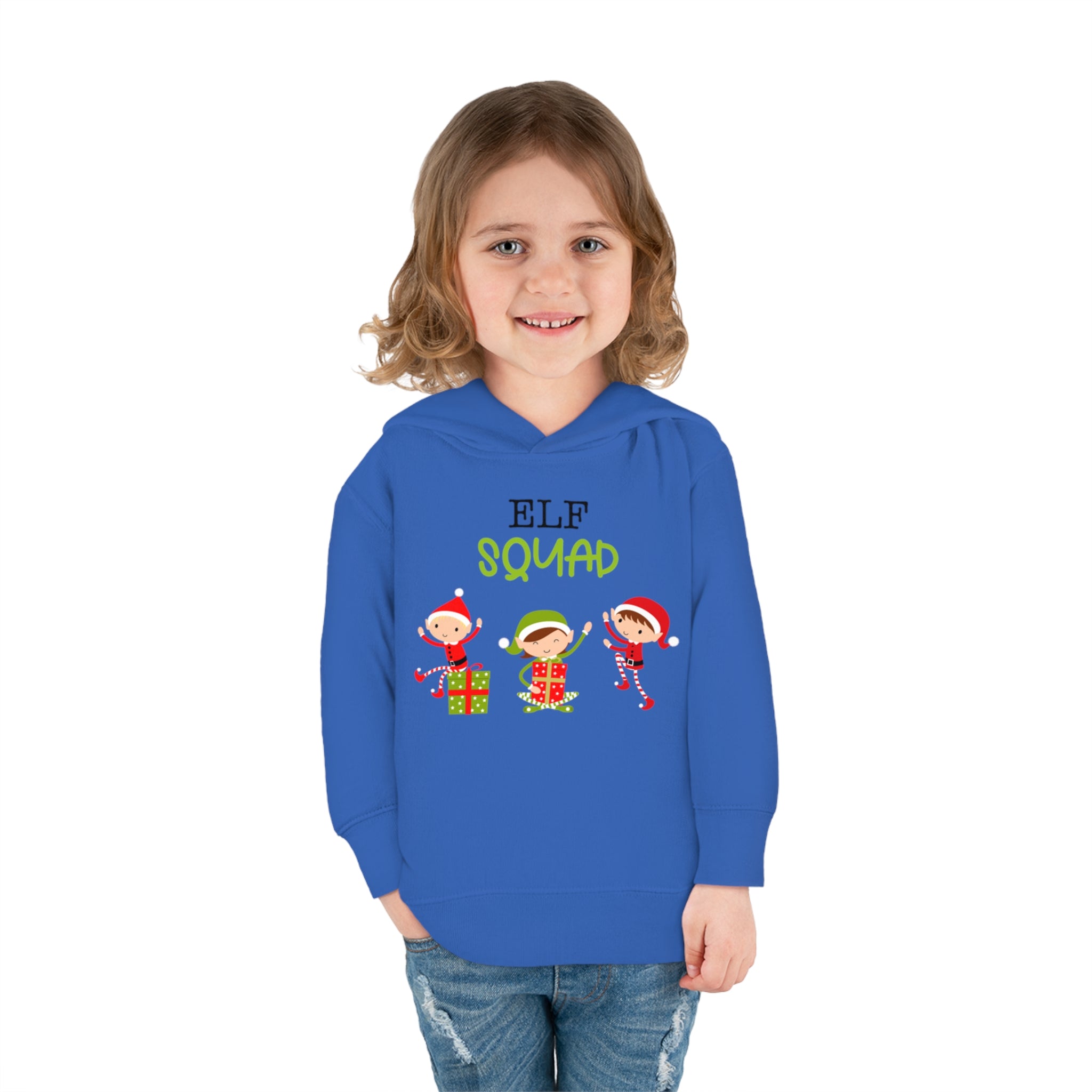 Elf Squad Toddler Pullover Fleece Hoodie