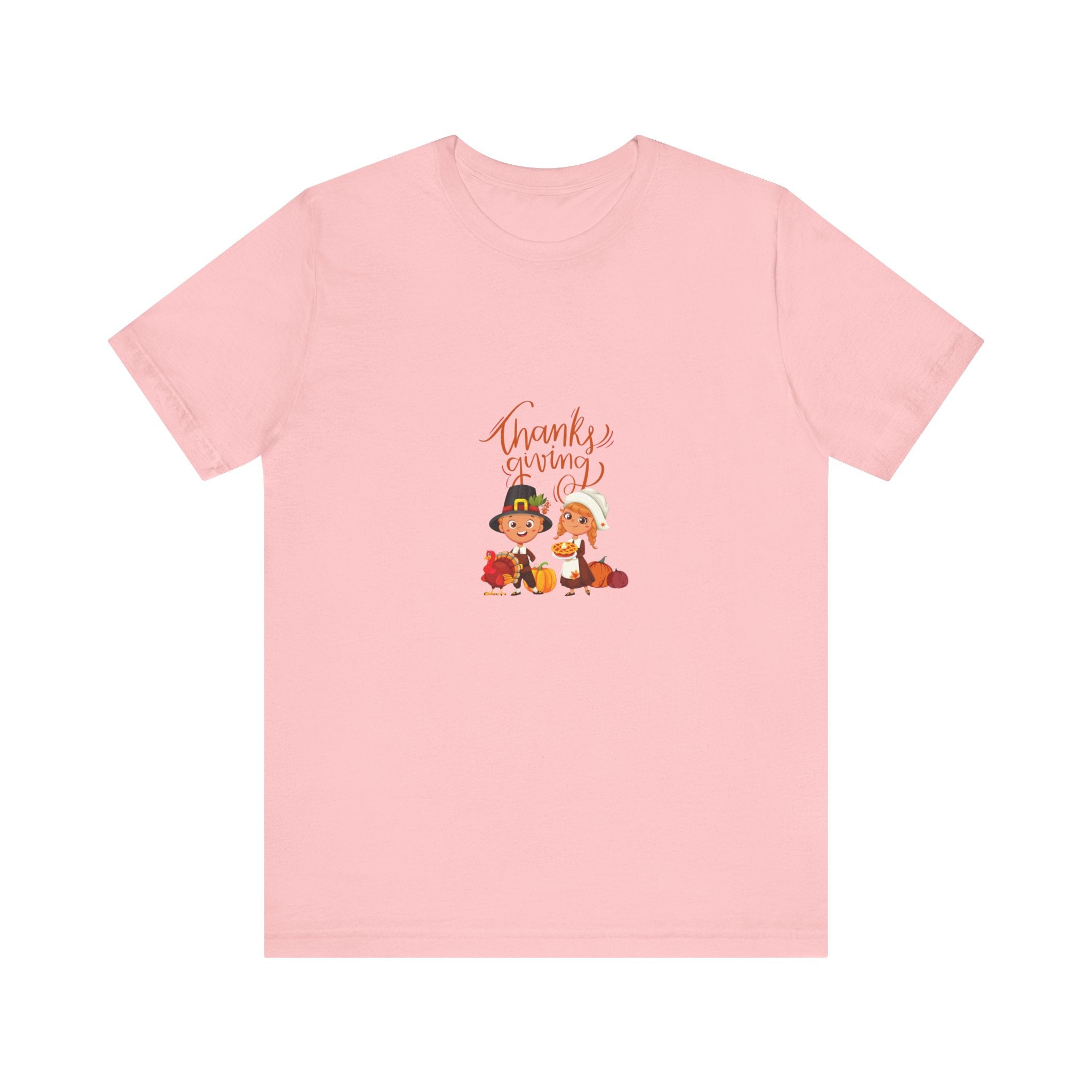 Happy Thanksgiving Unisex Jersey Short Sleeve Tee