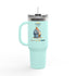 Father's Day King of the Castle Insulated Travel Mug