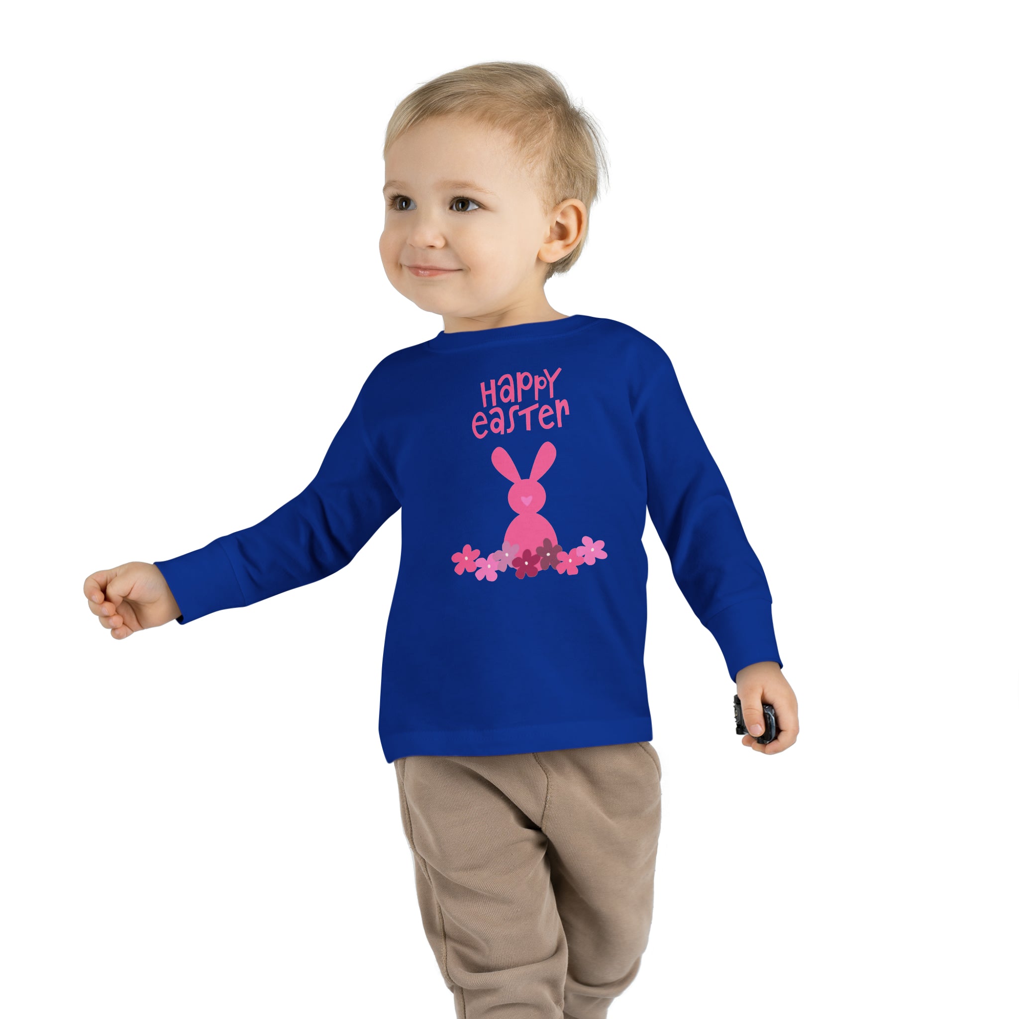 Happy Bunny Day Toddler Long Sleeve Tee