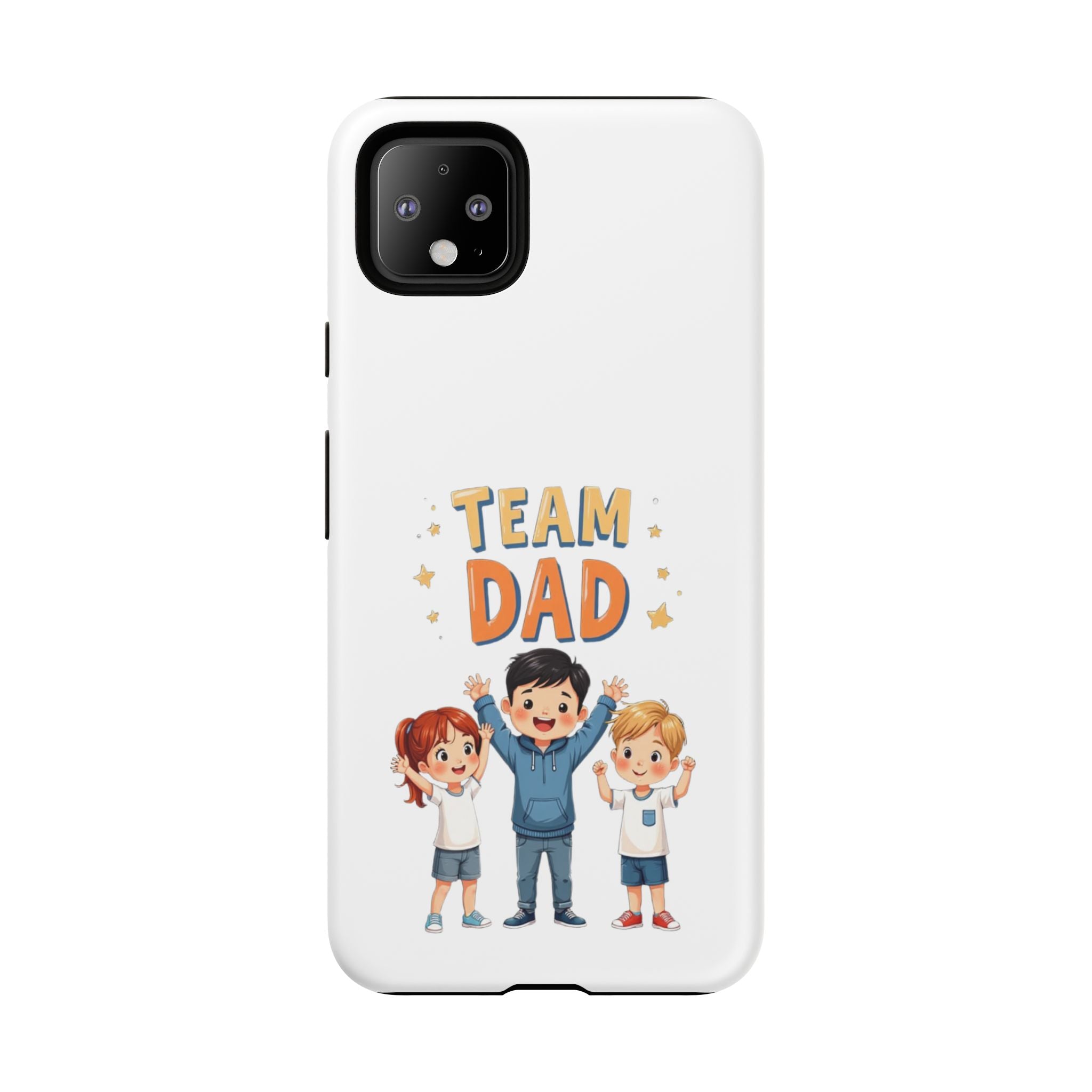 Team Dad Phone Case, Fun Gift for Fathers, Durable Phone Protector, Cute Dad Team Merchandise, Father's Day Special