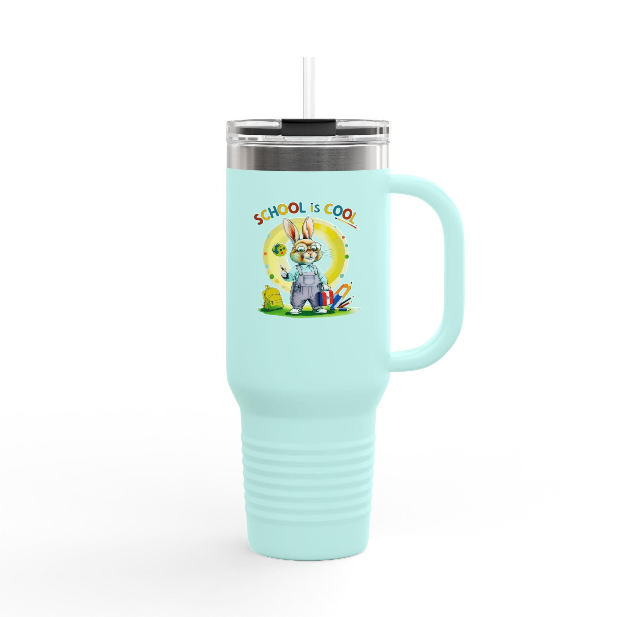 School is Cool Insulated Travel Mug for Students, 40oz