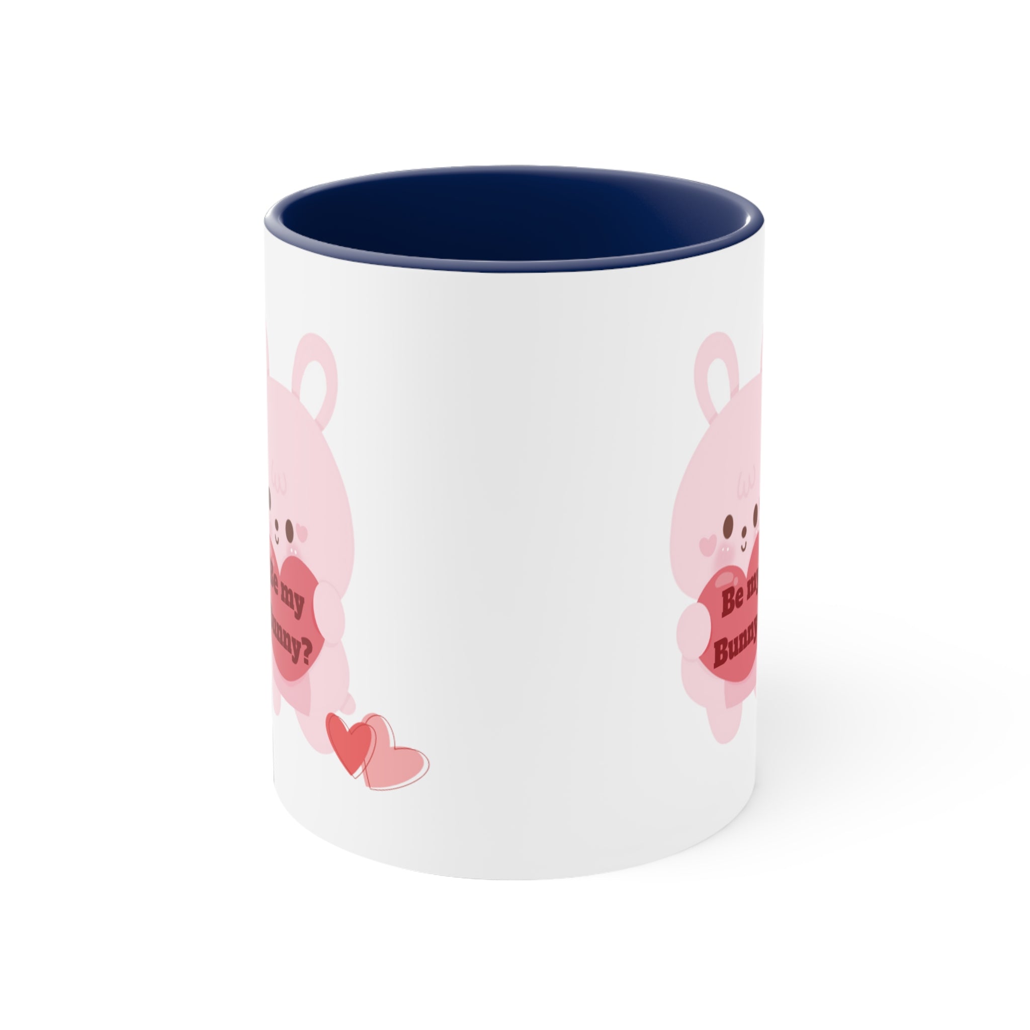 V-Day Bunny Accent Coffee Mug, 11oz