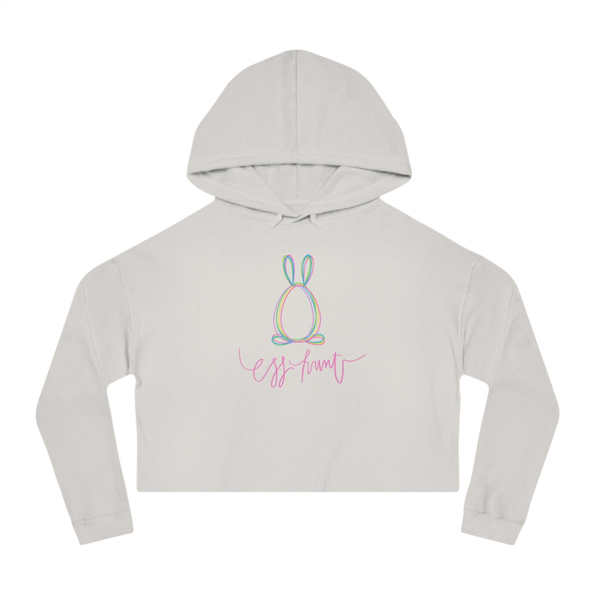 Egg Hunt Women’s Cropped Hooded Sweatshirt