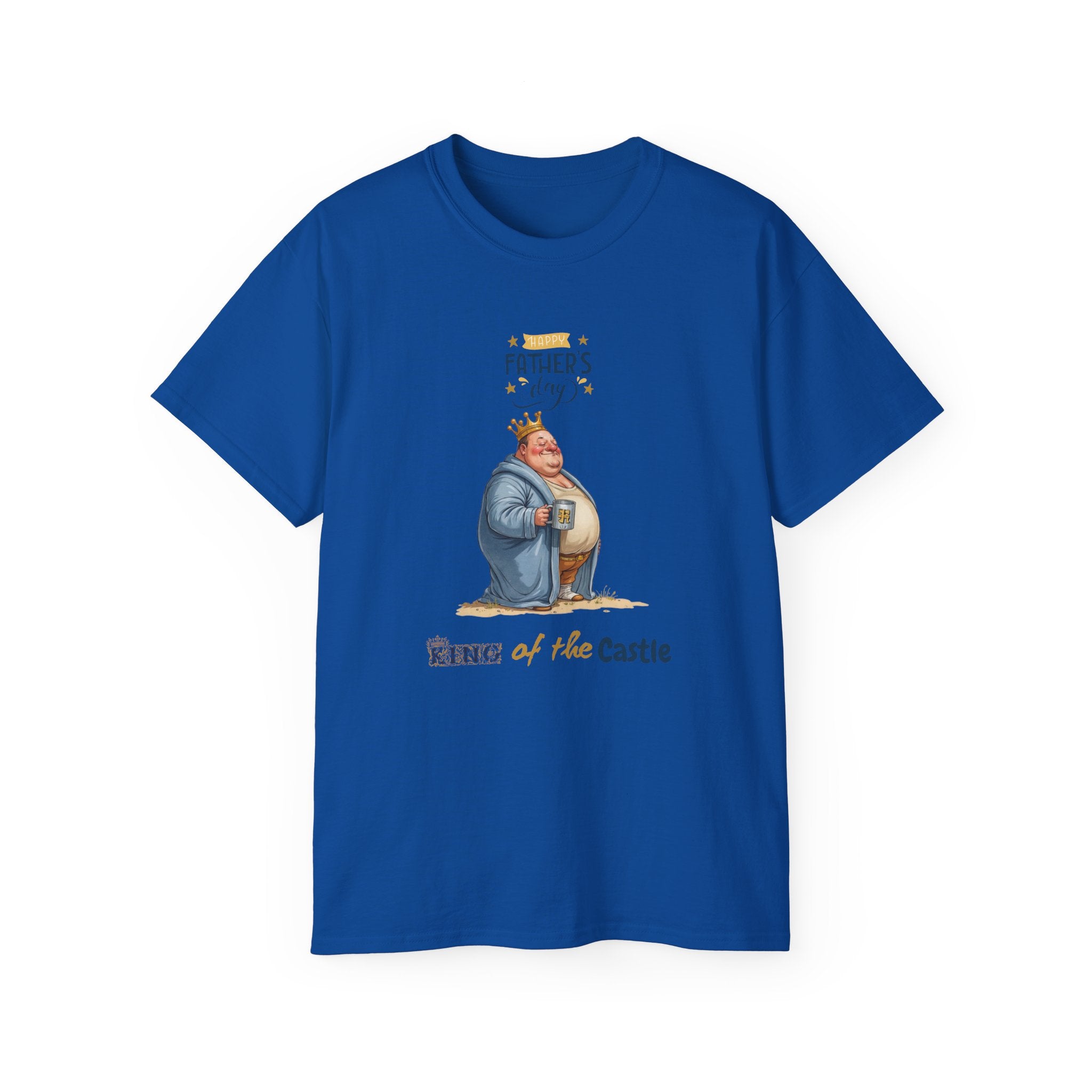 Father's Day King of the Castle Tee, Unisex Cotton T-Shirt
