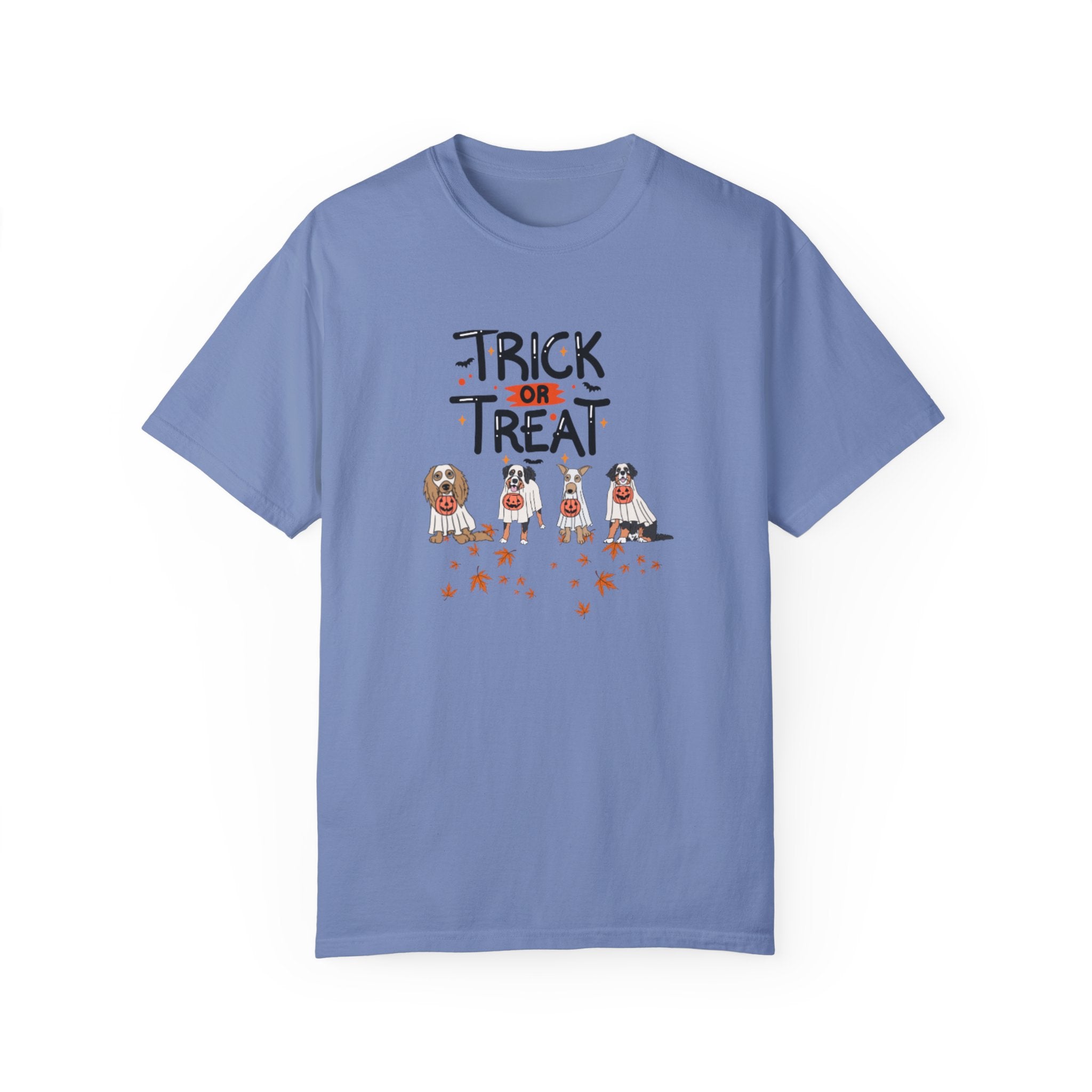 Pooch Trick or Treat Unisex Garment-Dyed T-shirt